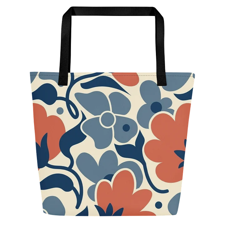 Muted Floral All-Over Print Tote Bag product image (1)