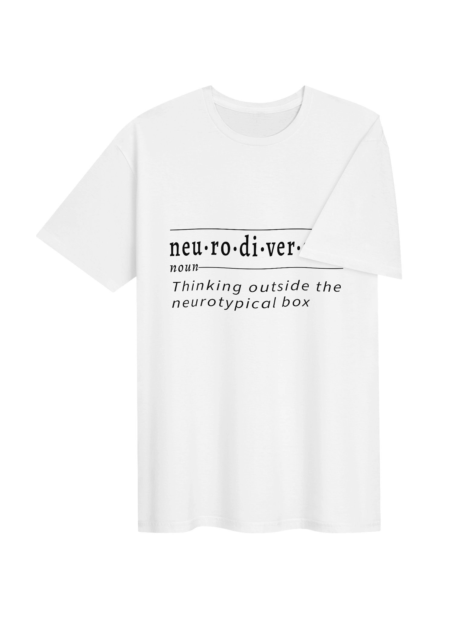 Neurodiversity Def Unisex Tee blk v1 product image (19)