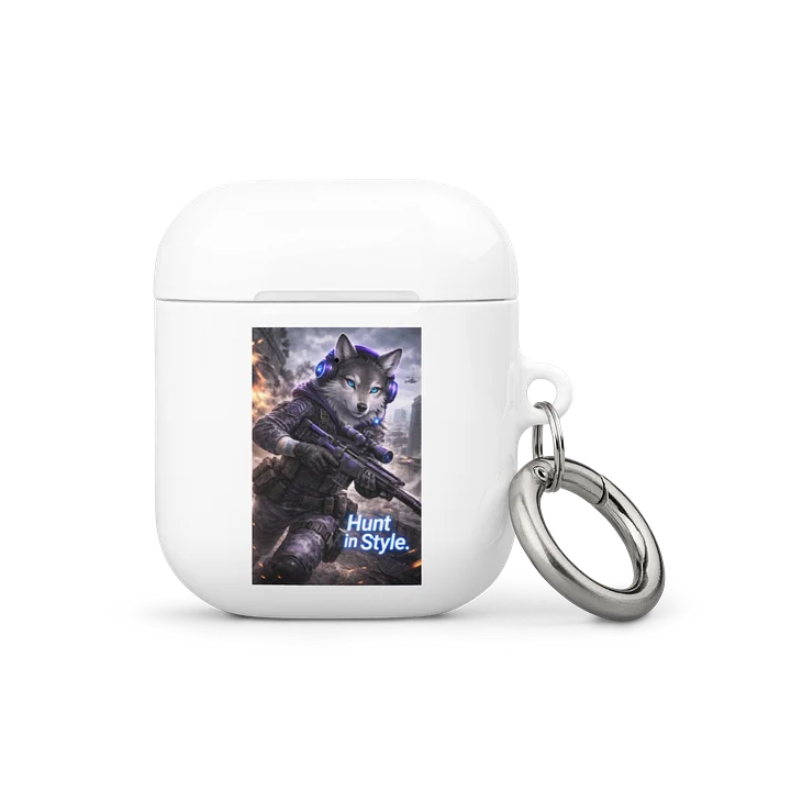 Hunt in Style Wolf AirPods Case product image (1)