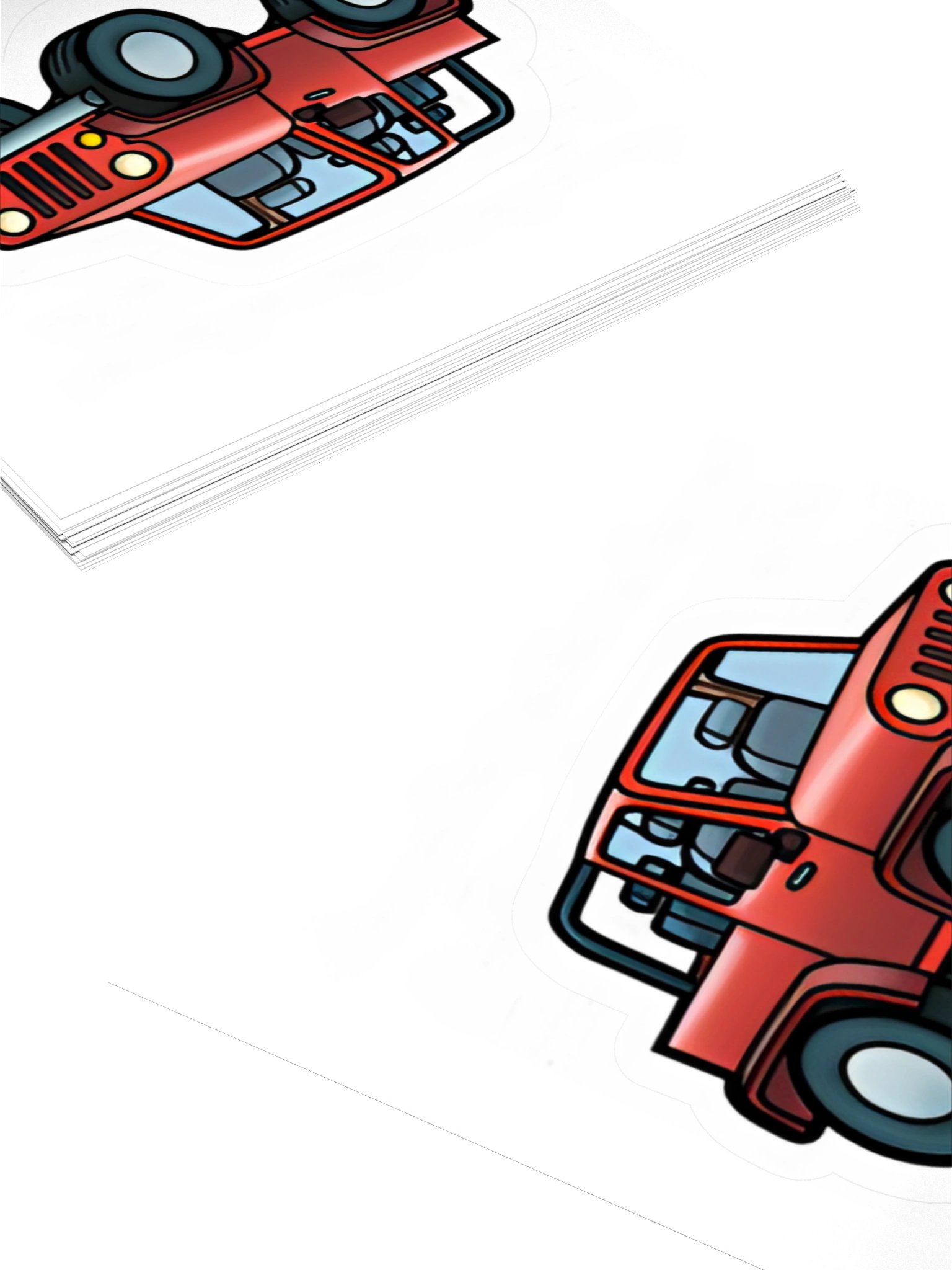 "JK" Off-Road Adventure Kiss Cut Stickers product image (13)