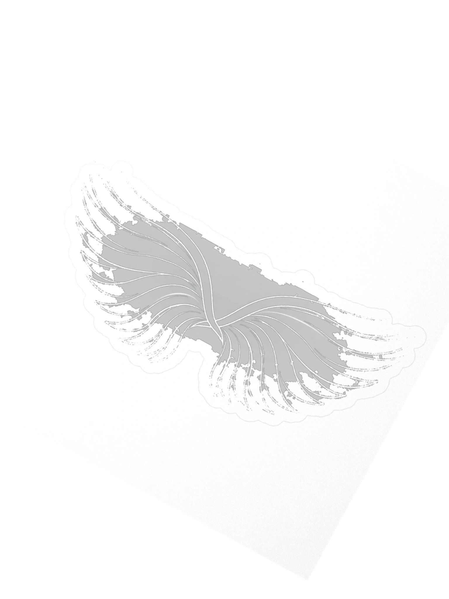 Minimal Wings Sticker product image (6)