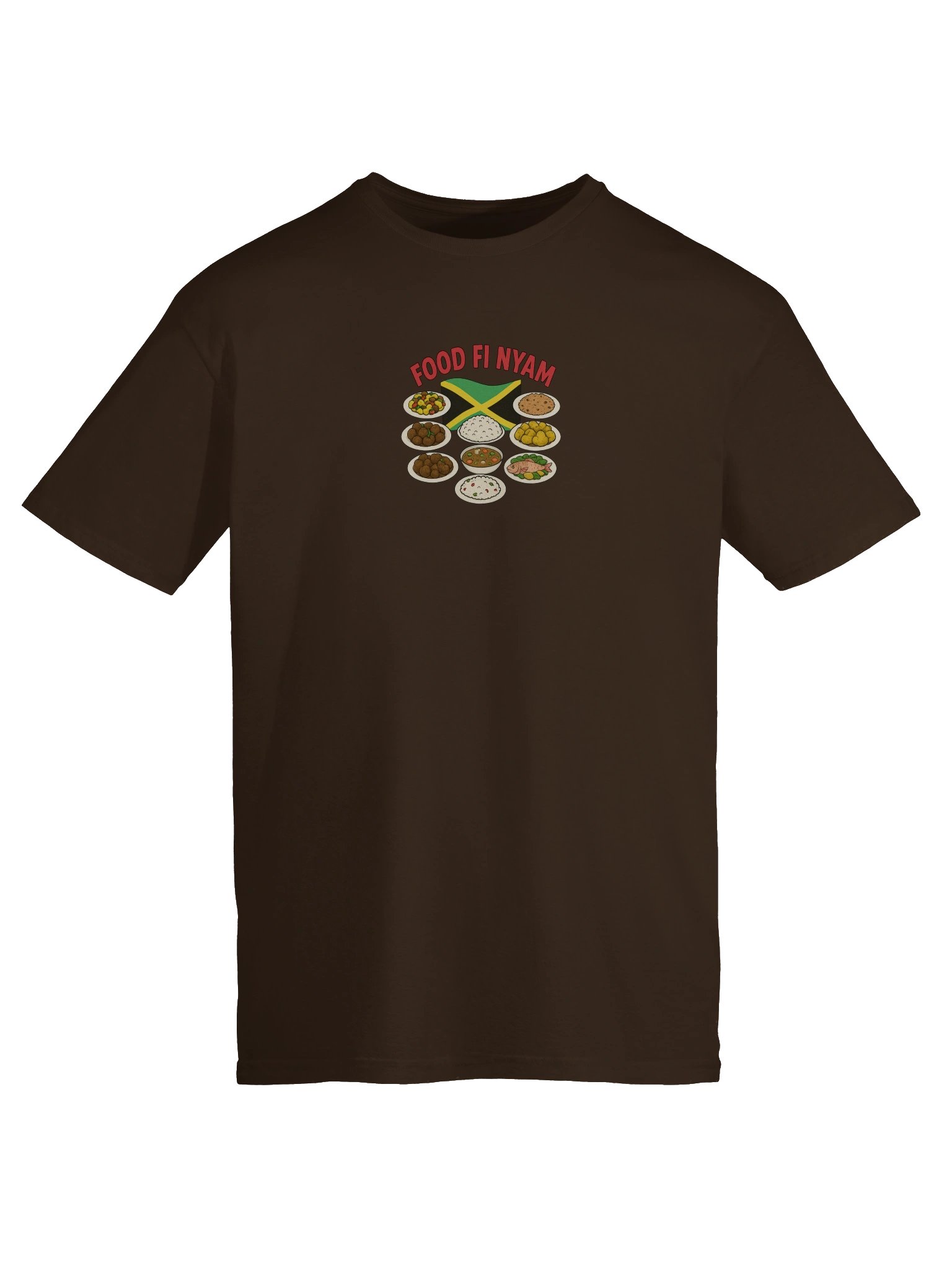 Jamaican Flag Food Fiesta T-Shirt product image (119)
