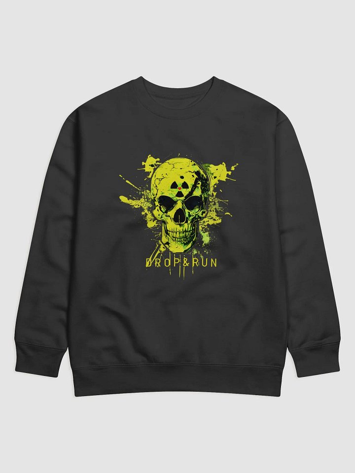 Drop & Run Cobalt 60 Skull Long Sleeve Sweater - Edgy and Warm product image (2)