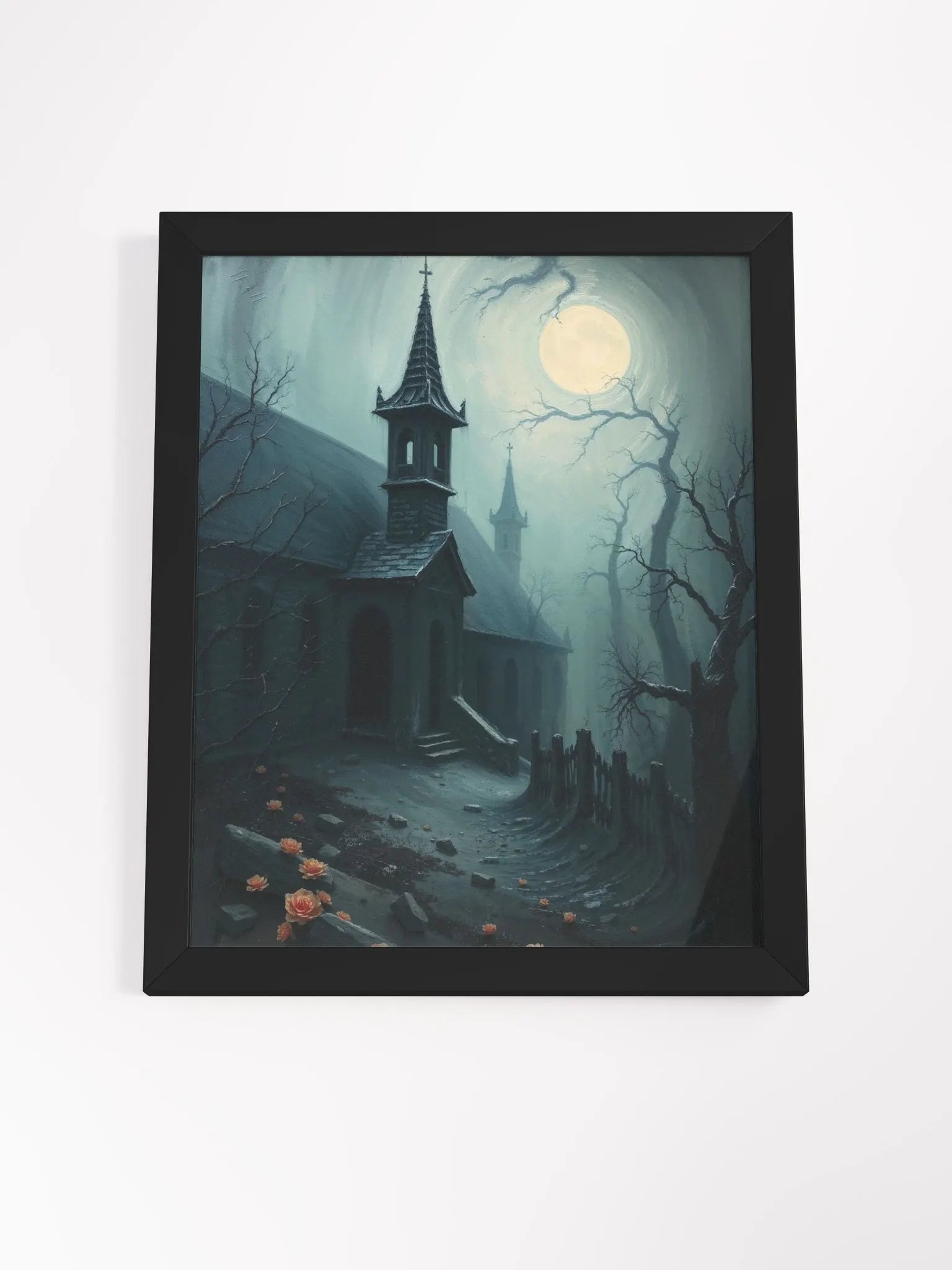 Moonlit Gothic Path Framed Print product image (19)