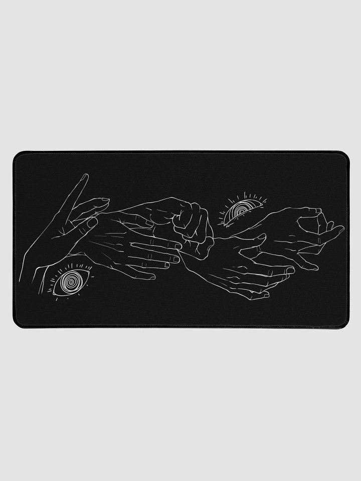 "Watching" Hands Desk Mat product image (1)