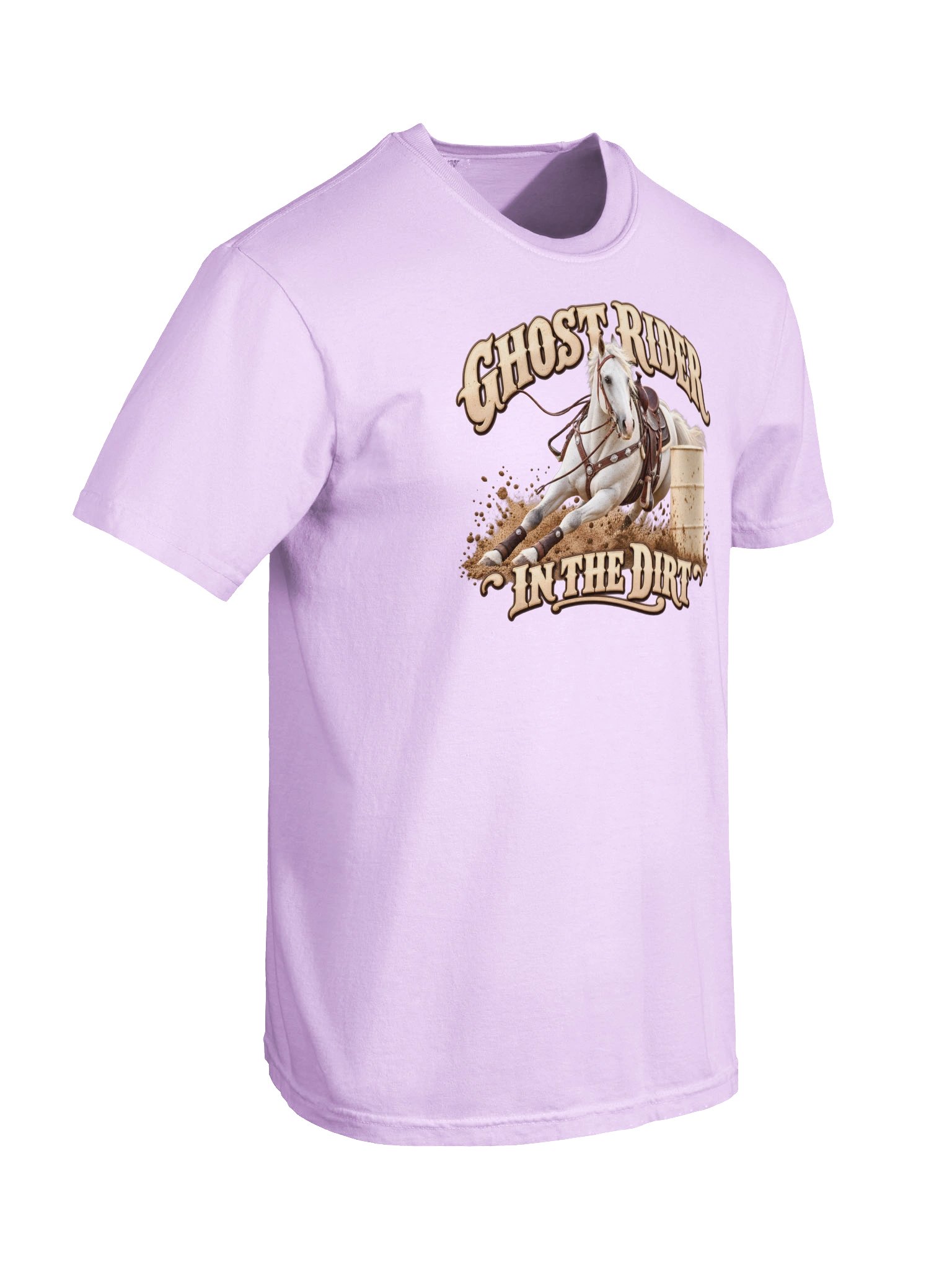 Ghost Rider In The Dirt Barrel Racing T-Shirt | BROKEN RODEO™ product image (223)