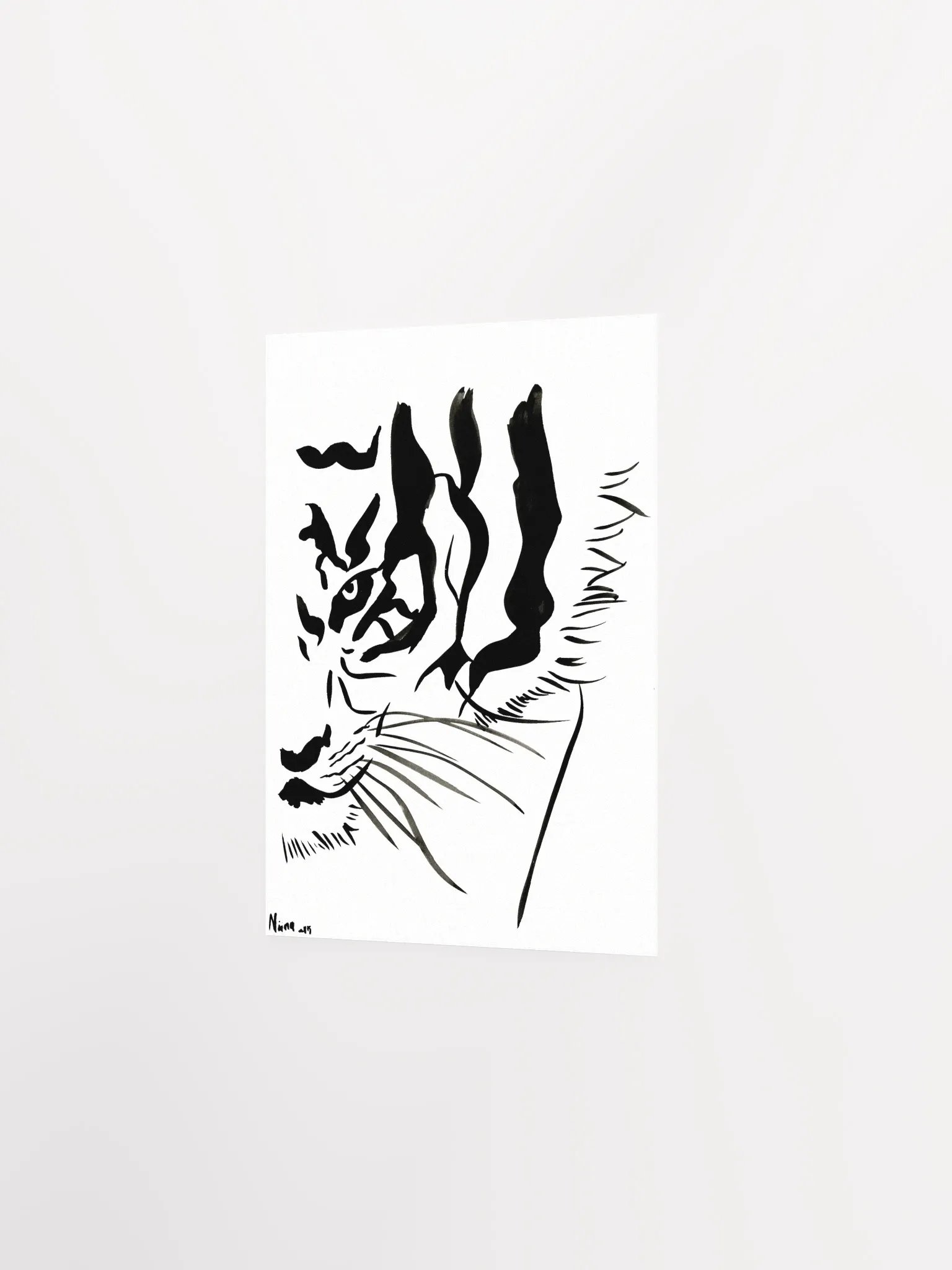 Face Of A Tiger Art Print product image (2)