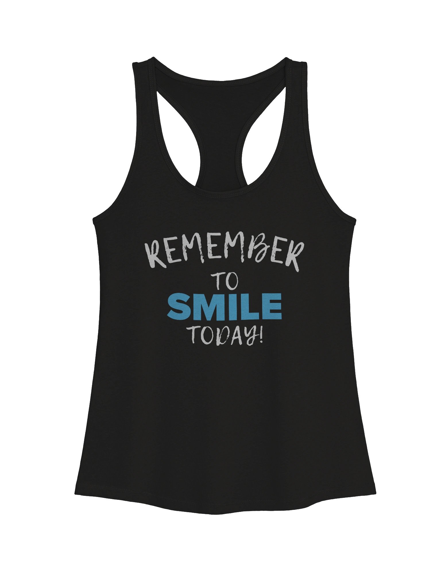 SMILE REMEMBER TO TODAY Women's Racerback Tank product image (3)