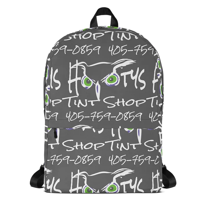 Hooty's Tint Shop Premium Backpack product image (1)