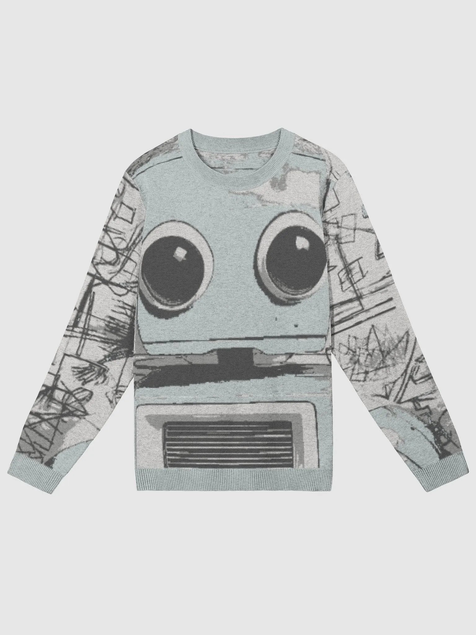 St®èétwise Sidewalk Scribble Bot Crewneck Sweater product image (5)