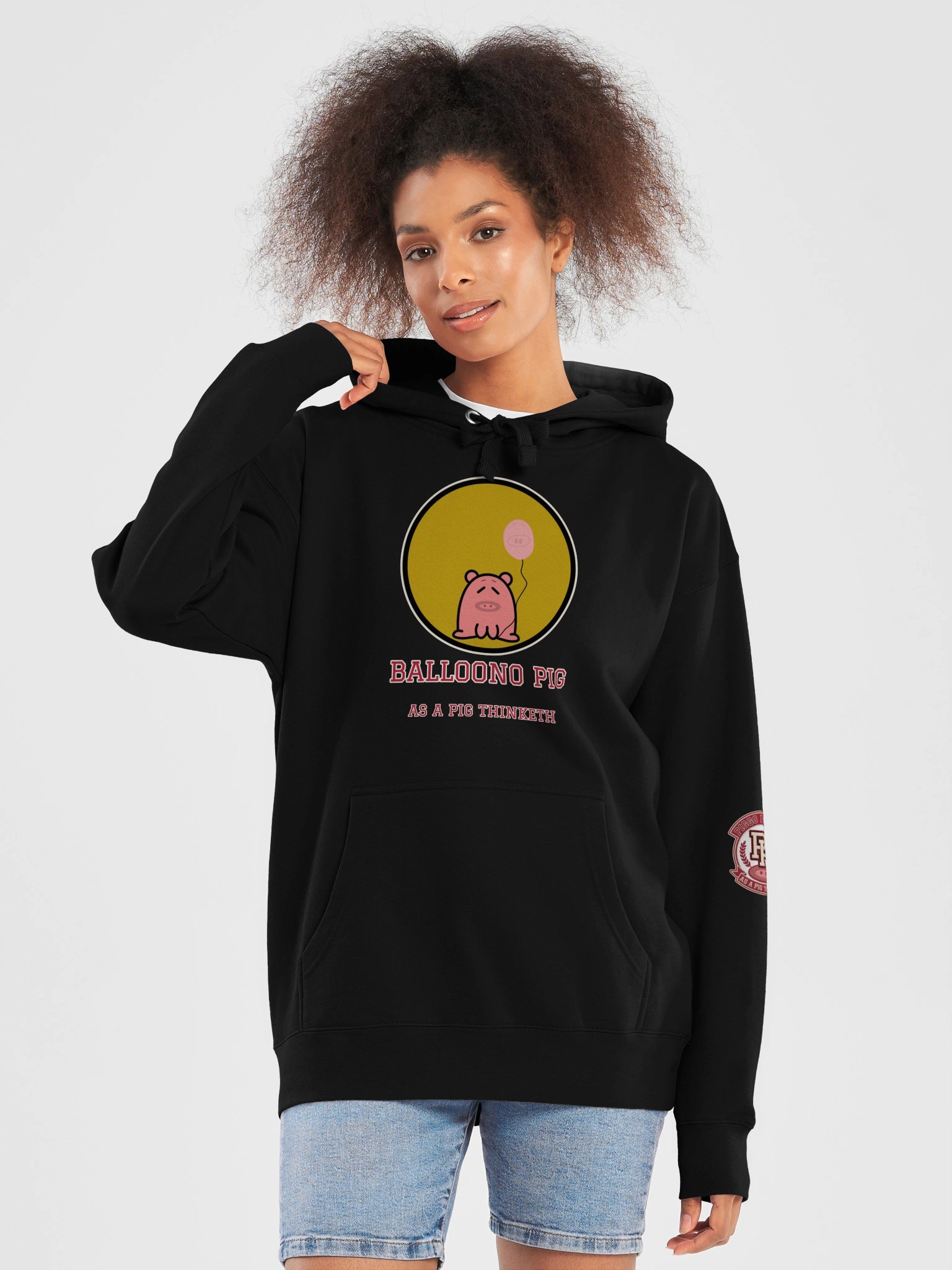 Balloono Pig Hoodie | As a Pig Thinketh product image (5)