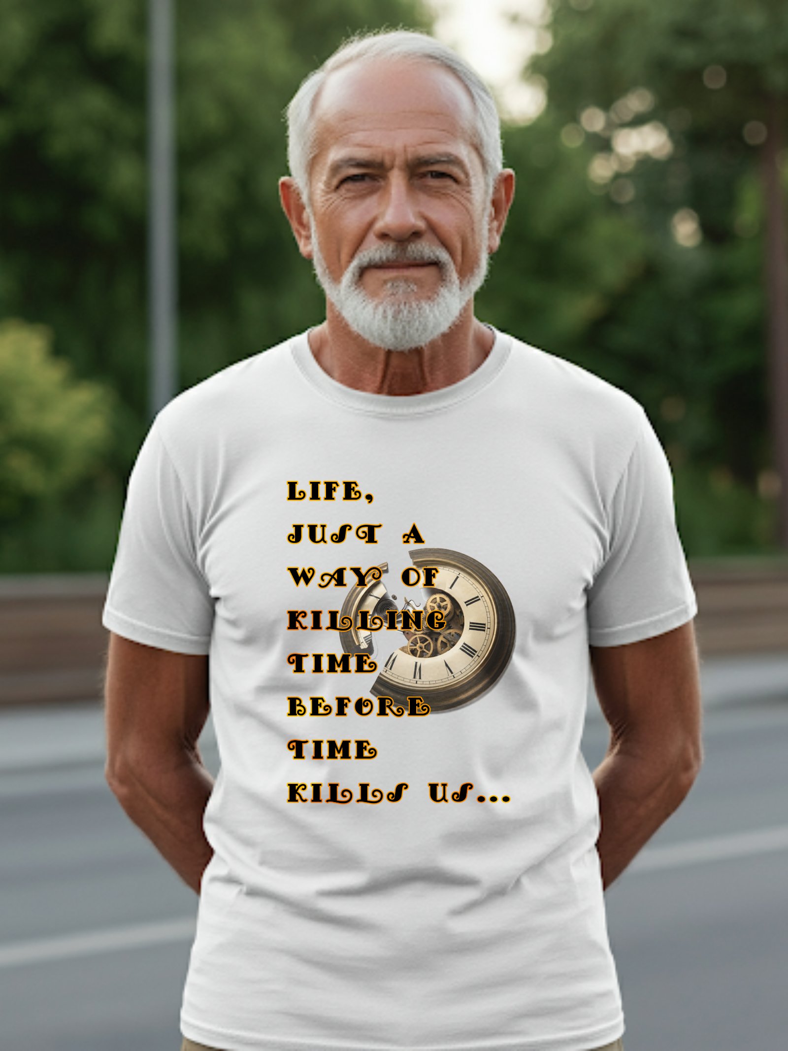 Life Is Just A Way Of Killing Time Tee product image (31)