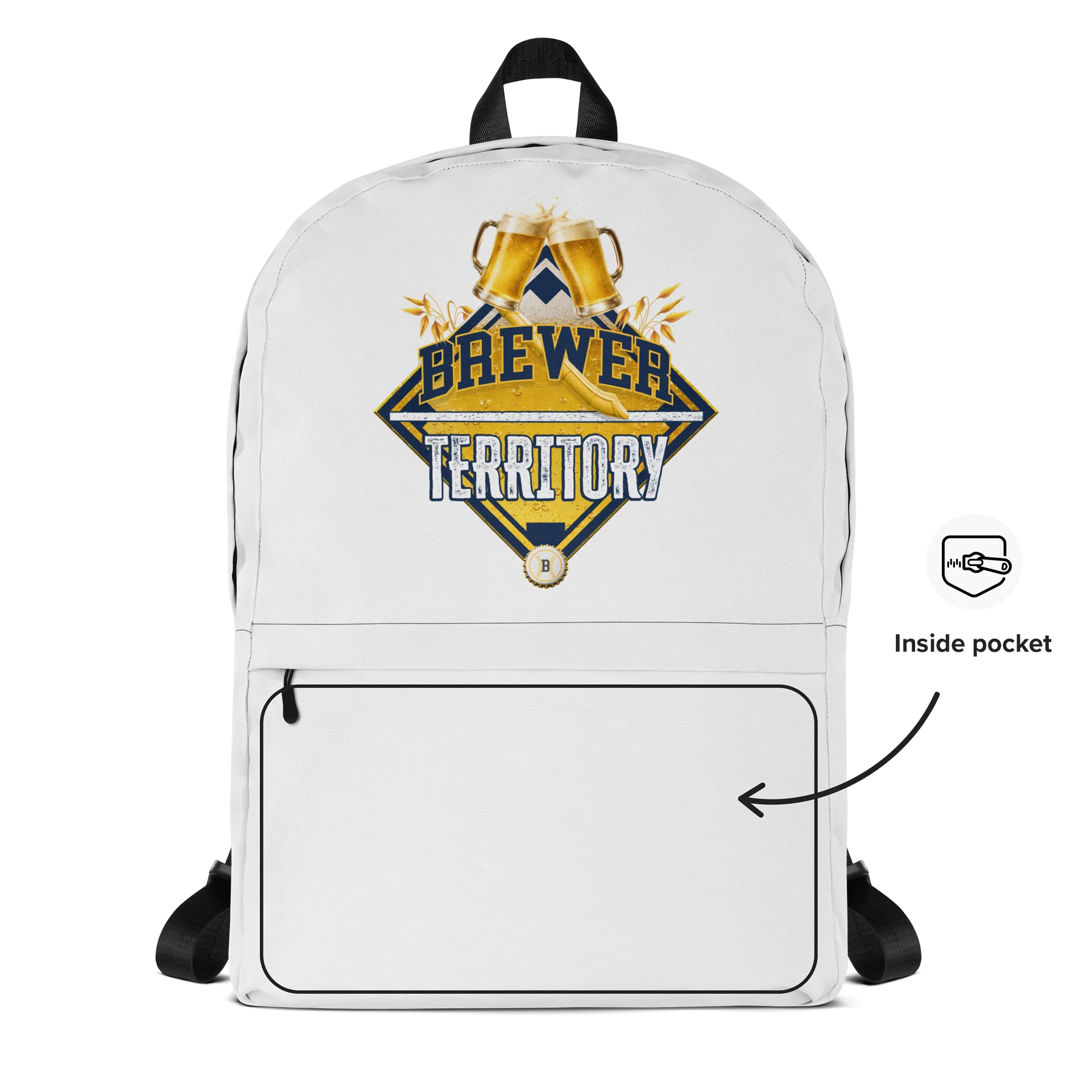 White Backpack product image (2)