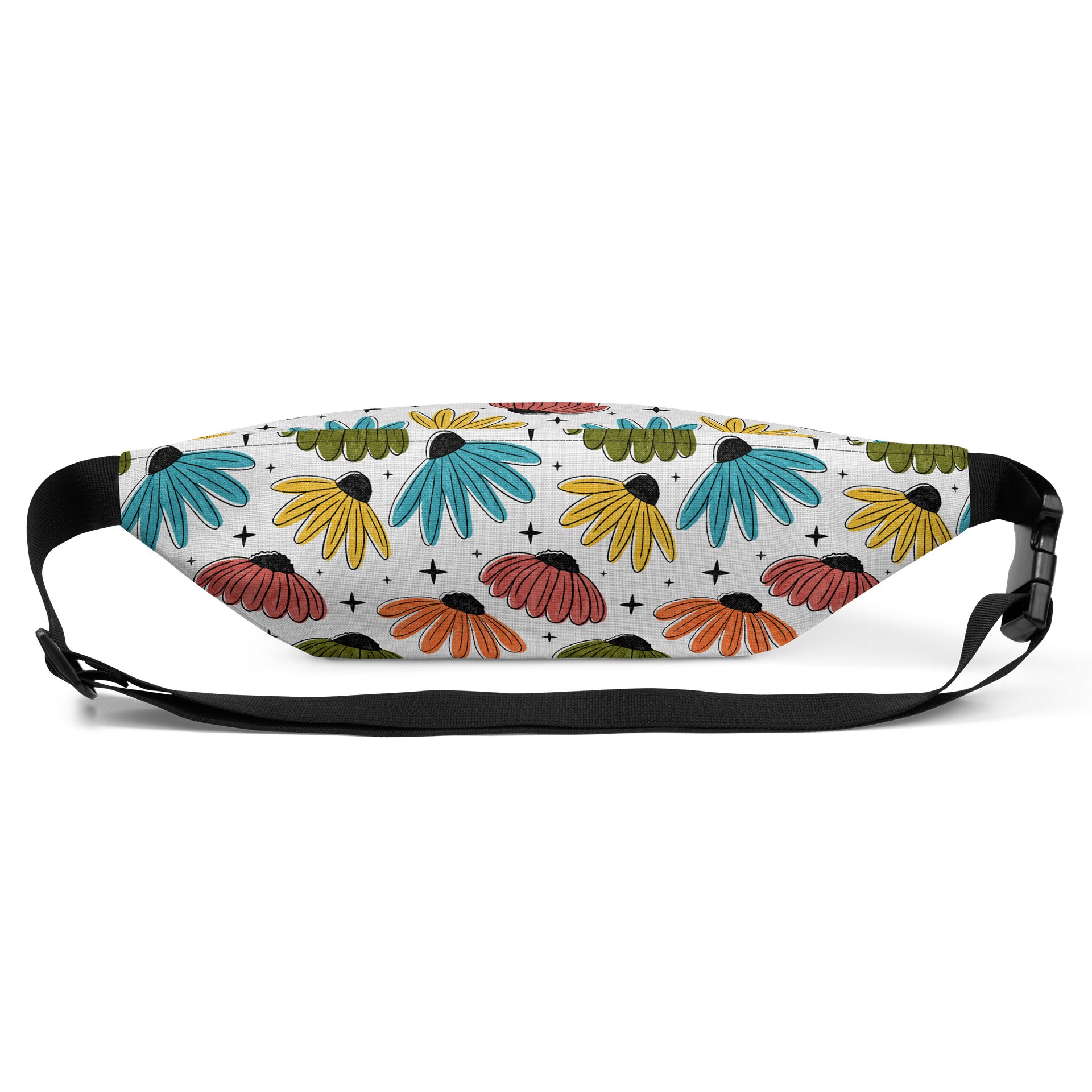 Retro Halftone Coneflowers Fanny Pack product image (3)