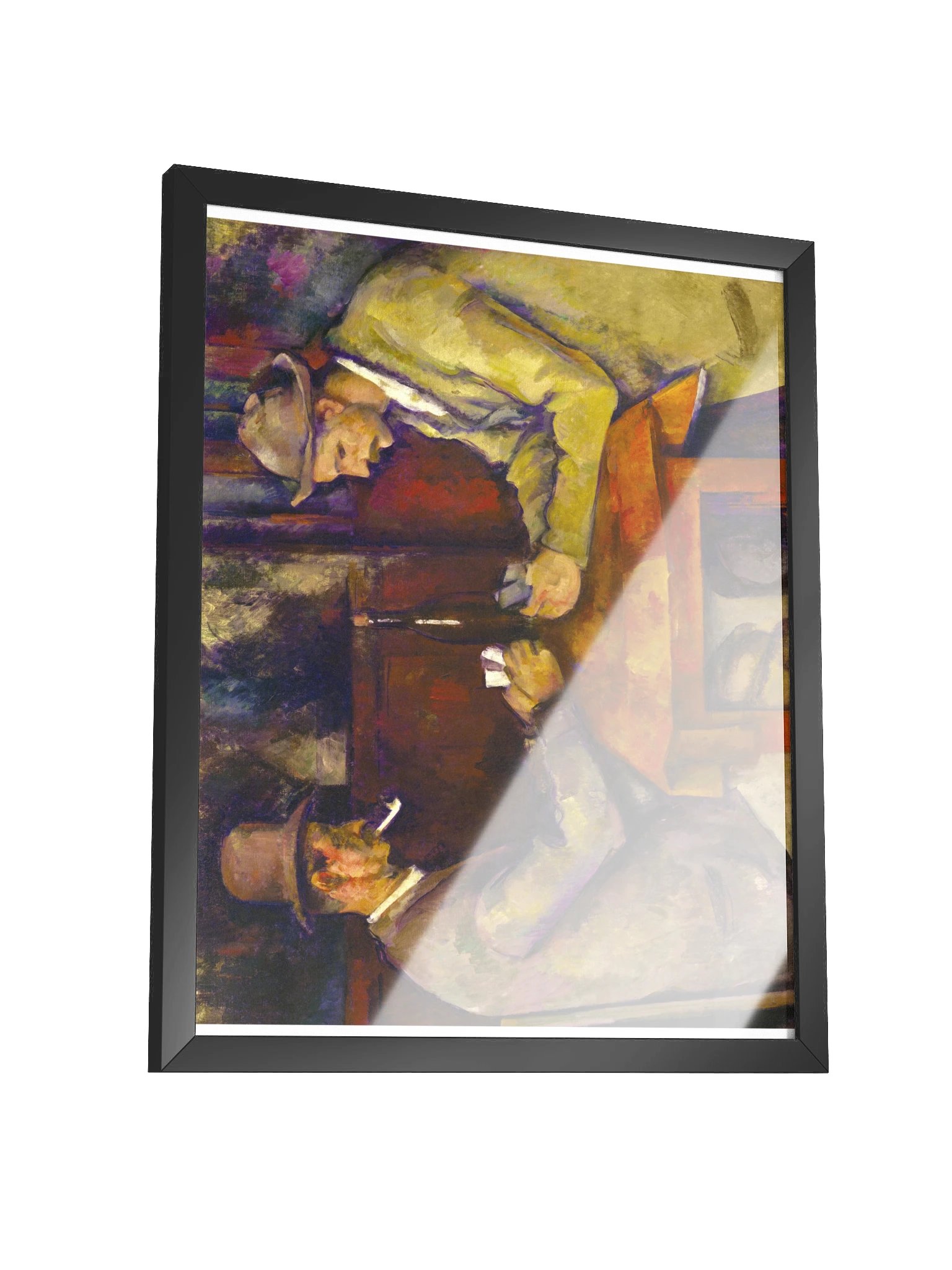 The Card Players — Large Framed Matte Poster product image (7)