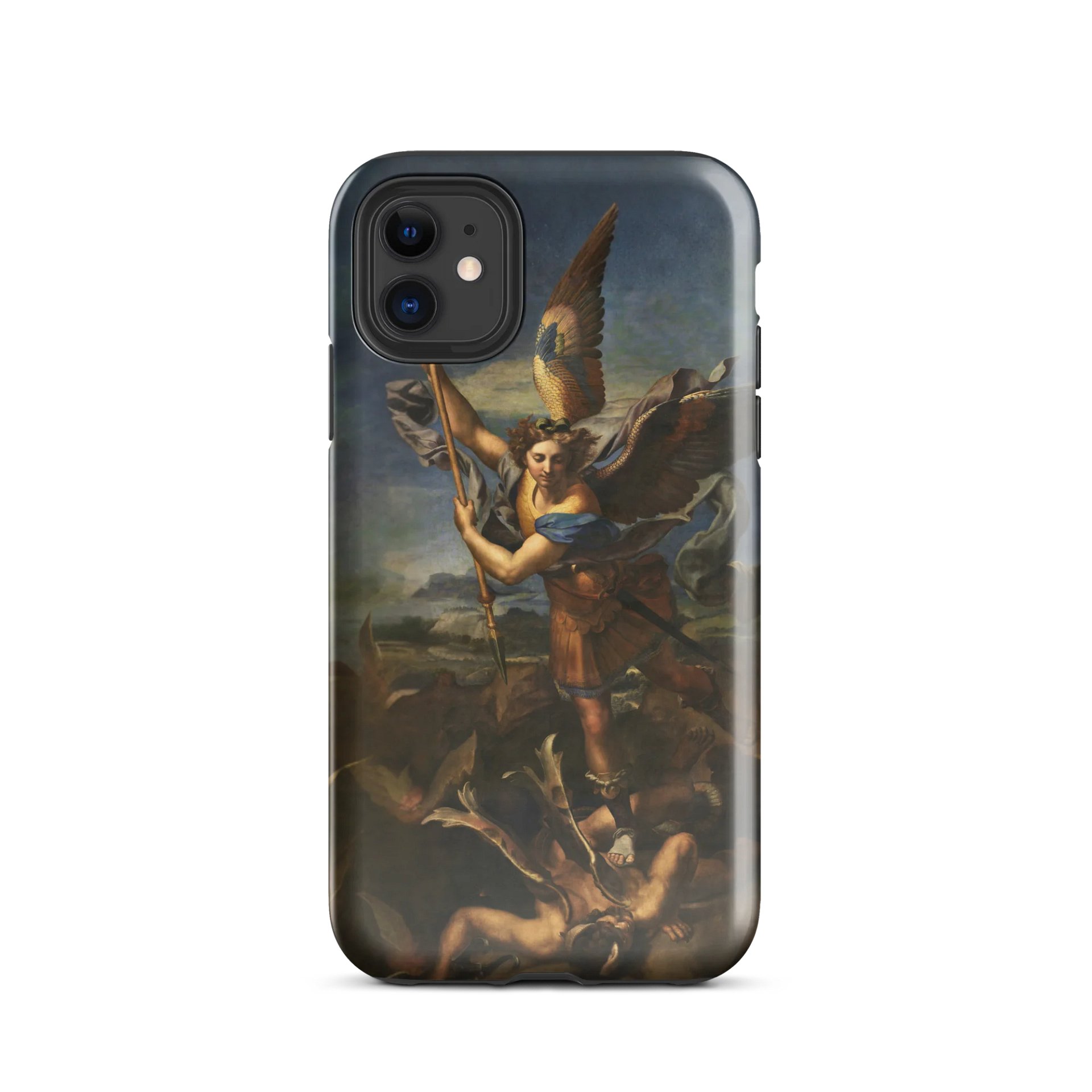 Raphael – Saint Michael Vanquishing Satan iPhone® Tough Case product image (2)