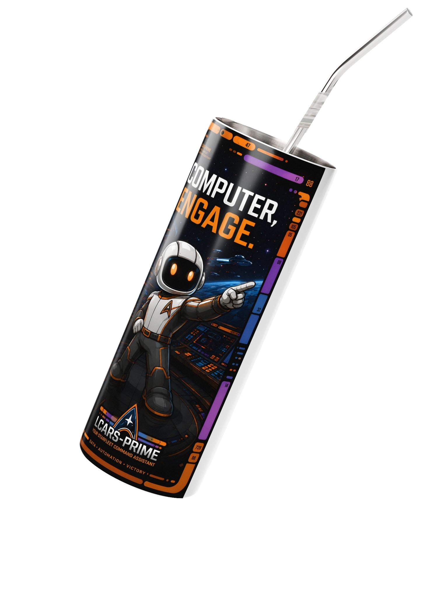 LCARS Prime Stainless Steel Tumbler product image (2)