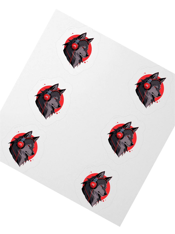Wolf Beats Vinyl Stickers product image (5)
