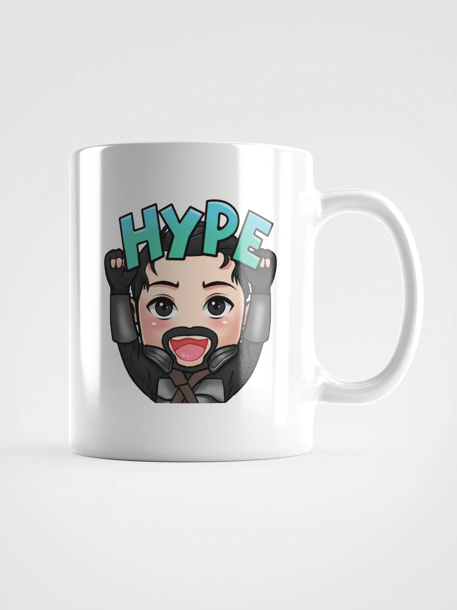 HYPE White Glossy Mug product image (1)