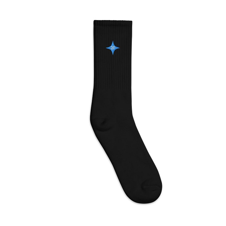 F&F Star Embroidered Crew Socks (AQ) product image (1)