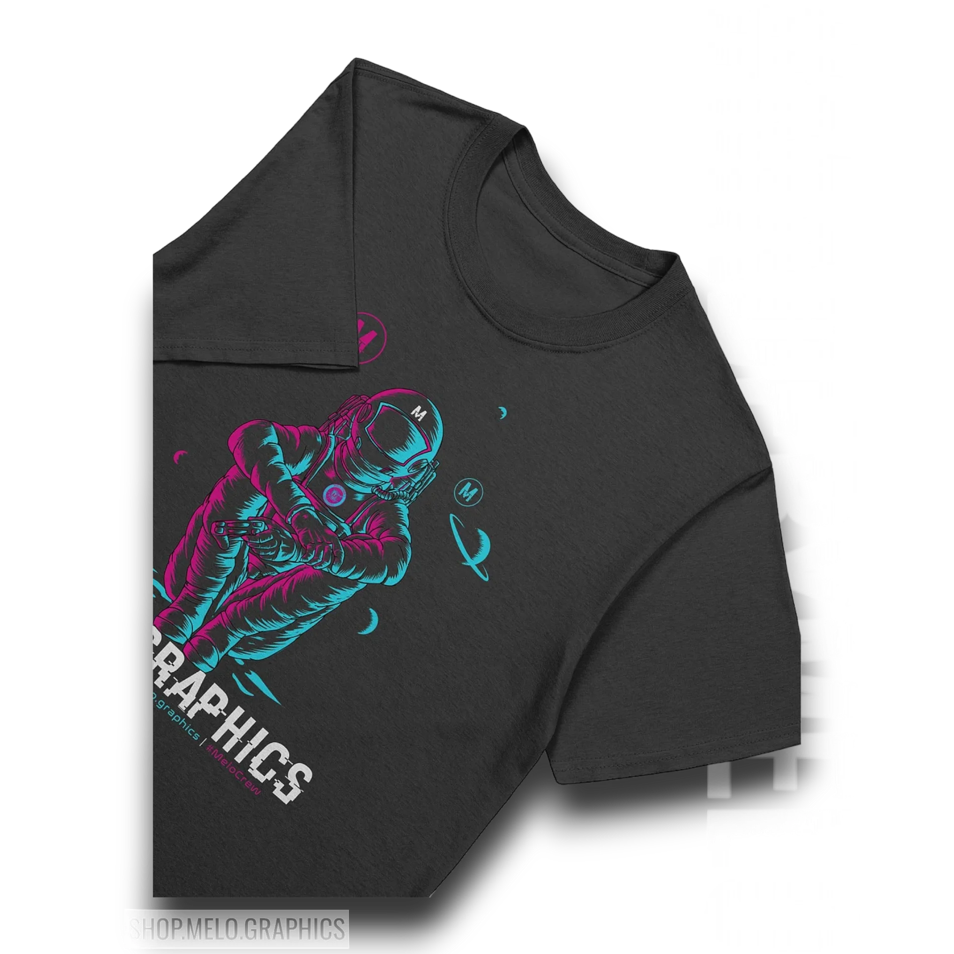 #MeloCrew Vibes: Duotone - Basic T-Shirt | #MadeByMELO product image (3)
