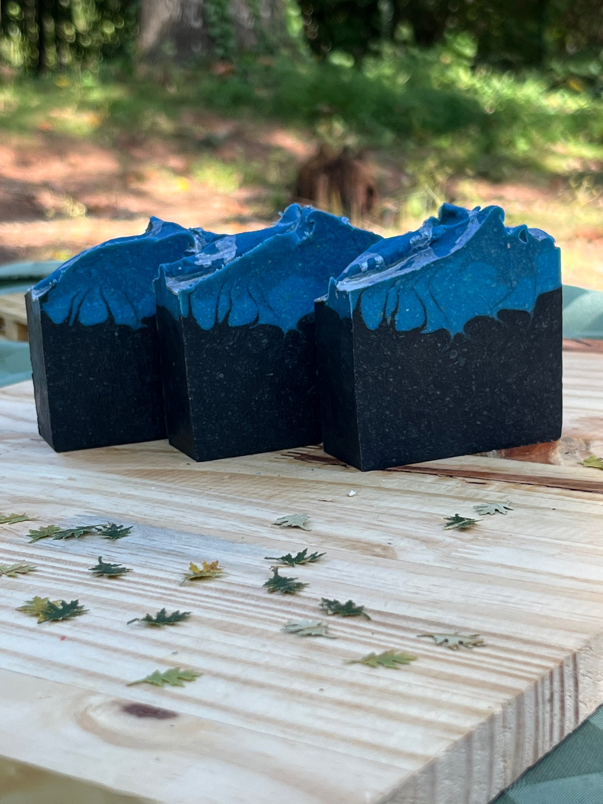 Thunderstorm Cold Process Goat Milk Charcoal Soap product image (6)