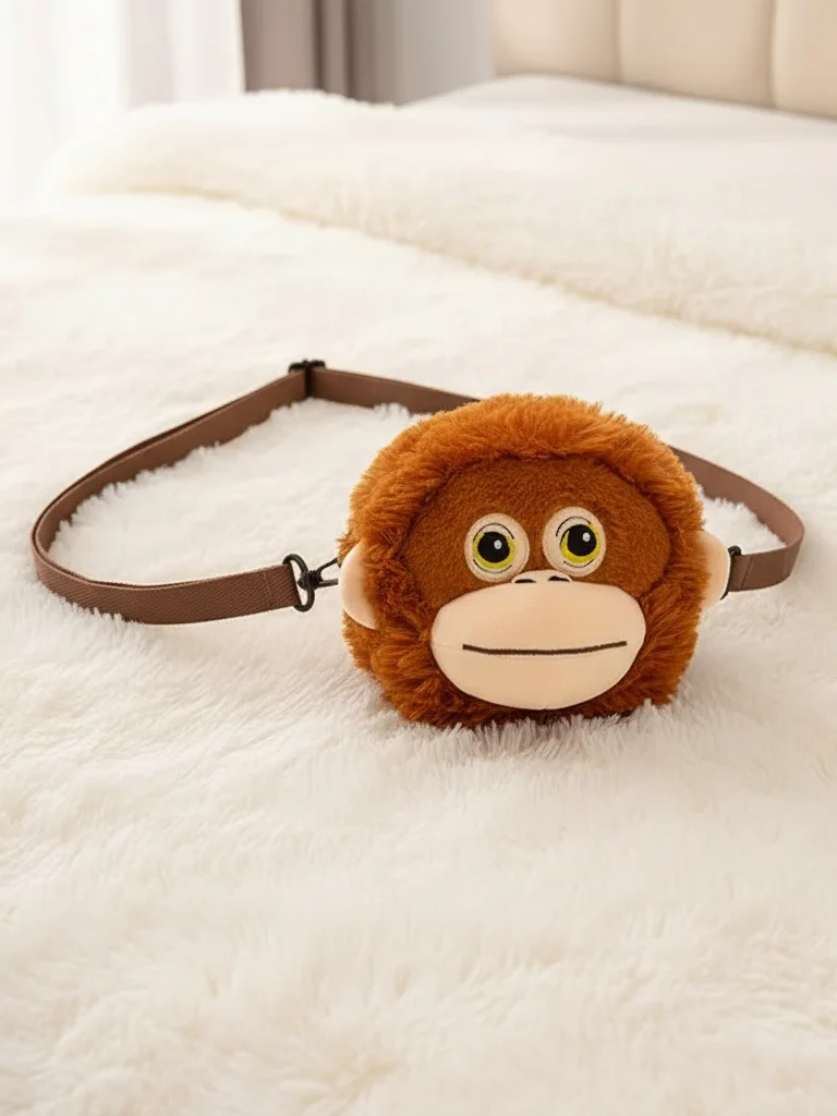 Punch's Pal Crossbody Bag | 20cm Plush Orangutan product image (5)
