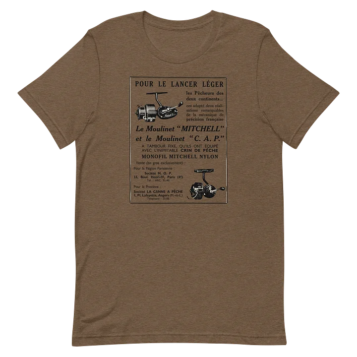 French 1950s Mitchell Reel Advert T-Shirt product image (20)