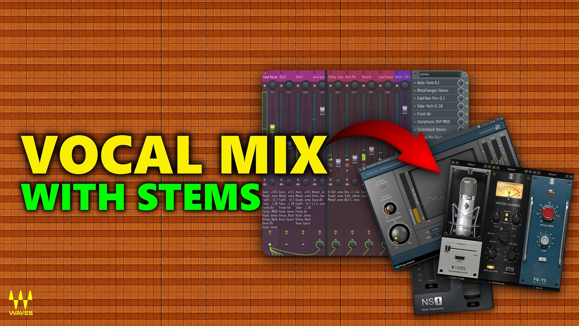 Full Stem Mixing Template – Drums, Instruments & Vocals product image (1)