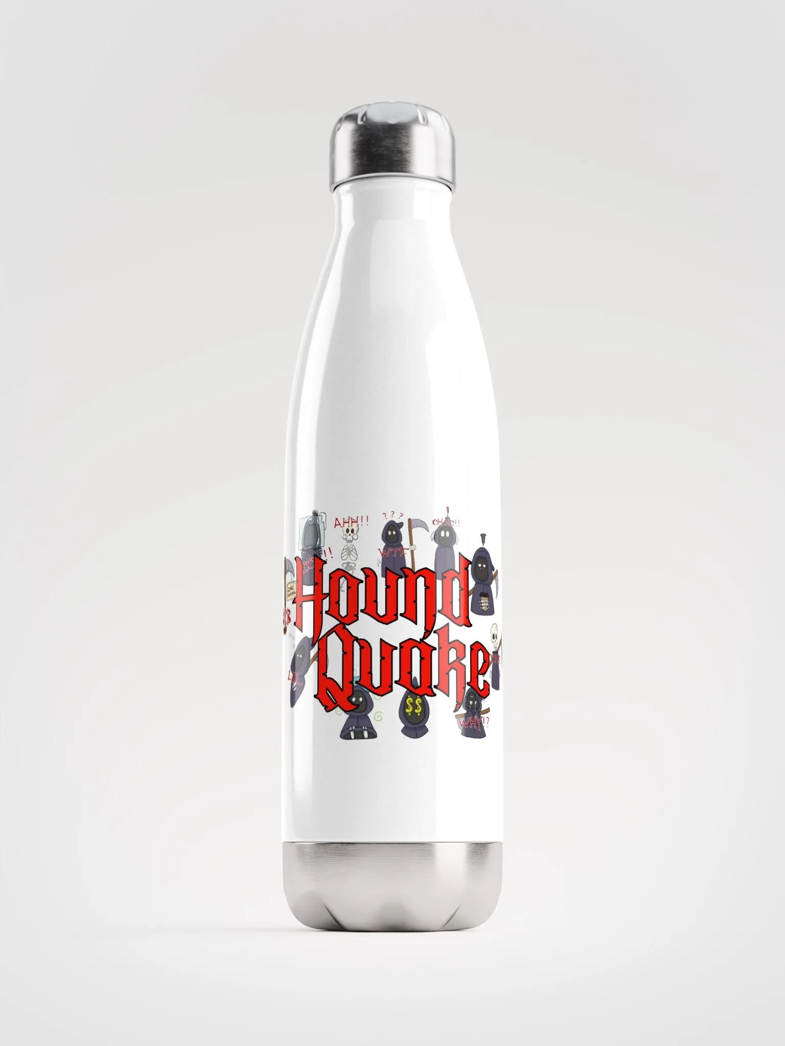 Grim Reaper Expressions Stainless Steel Water Bottle product image (2)