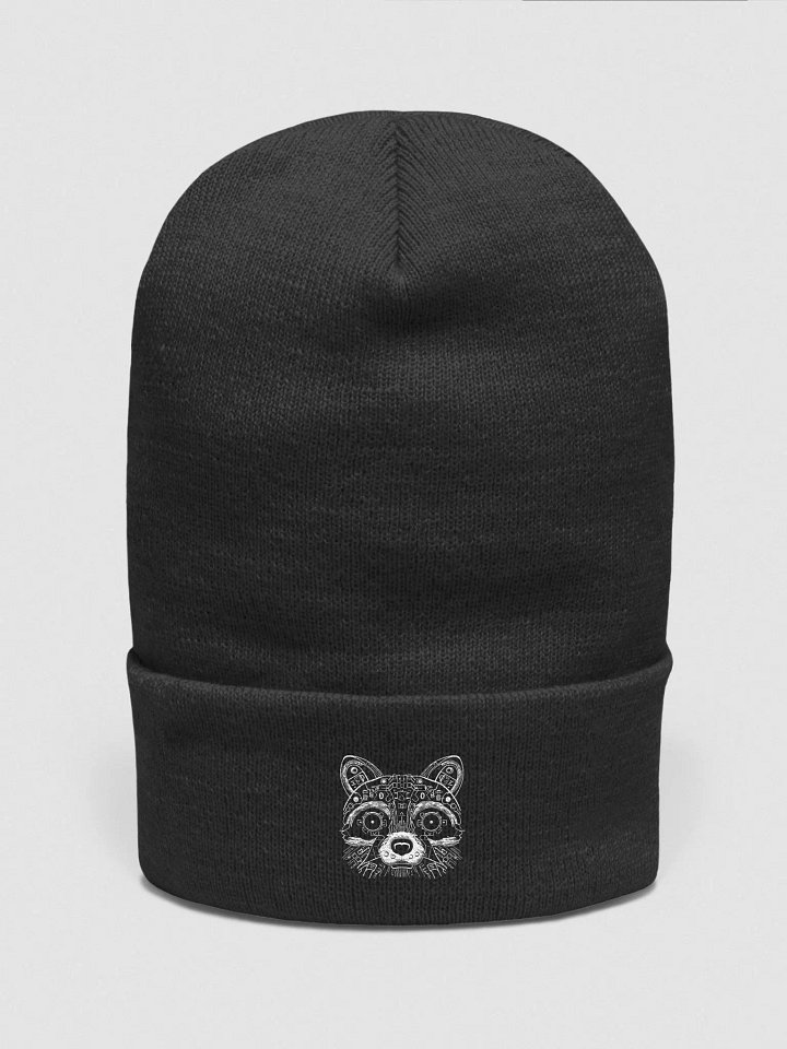 Raccoon Line Art Beenie product image (1)