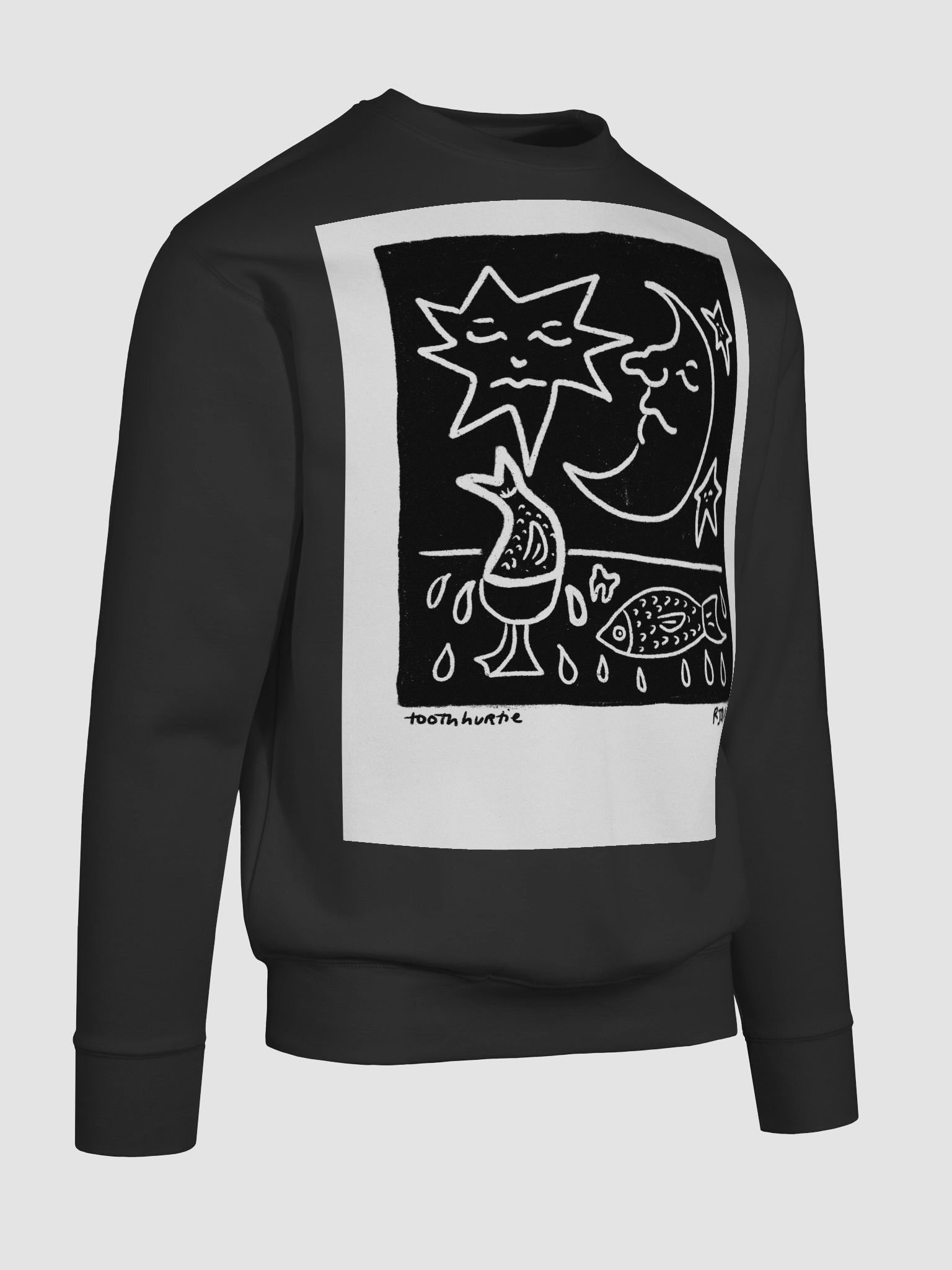 FISHIES UNDER THE MOON (SWEATSHIRT) product image (92)
