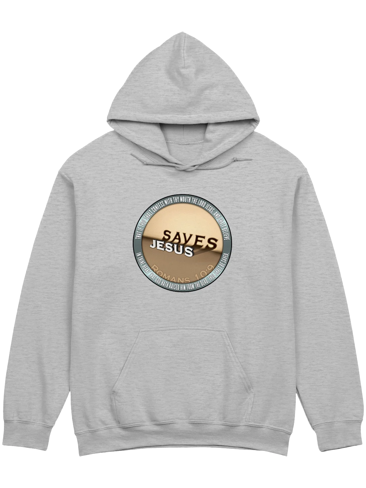 Jesus Saves - Romans 10:9 Hoodie product image (1)