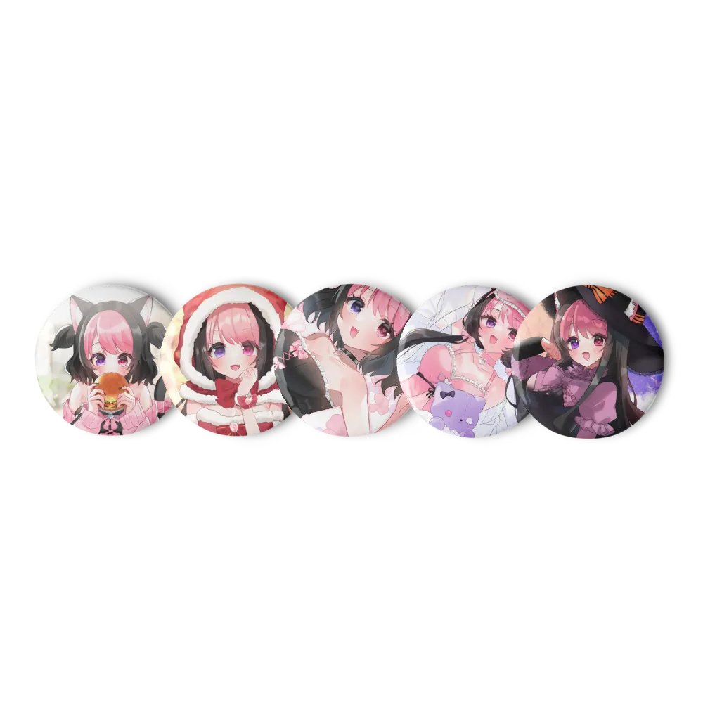 variety cute strawb buttons product image (2)