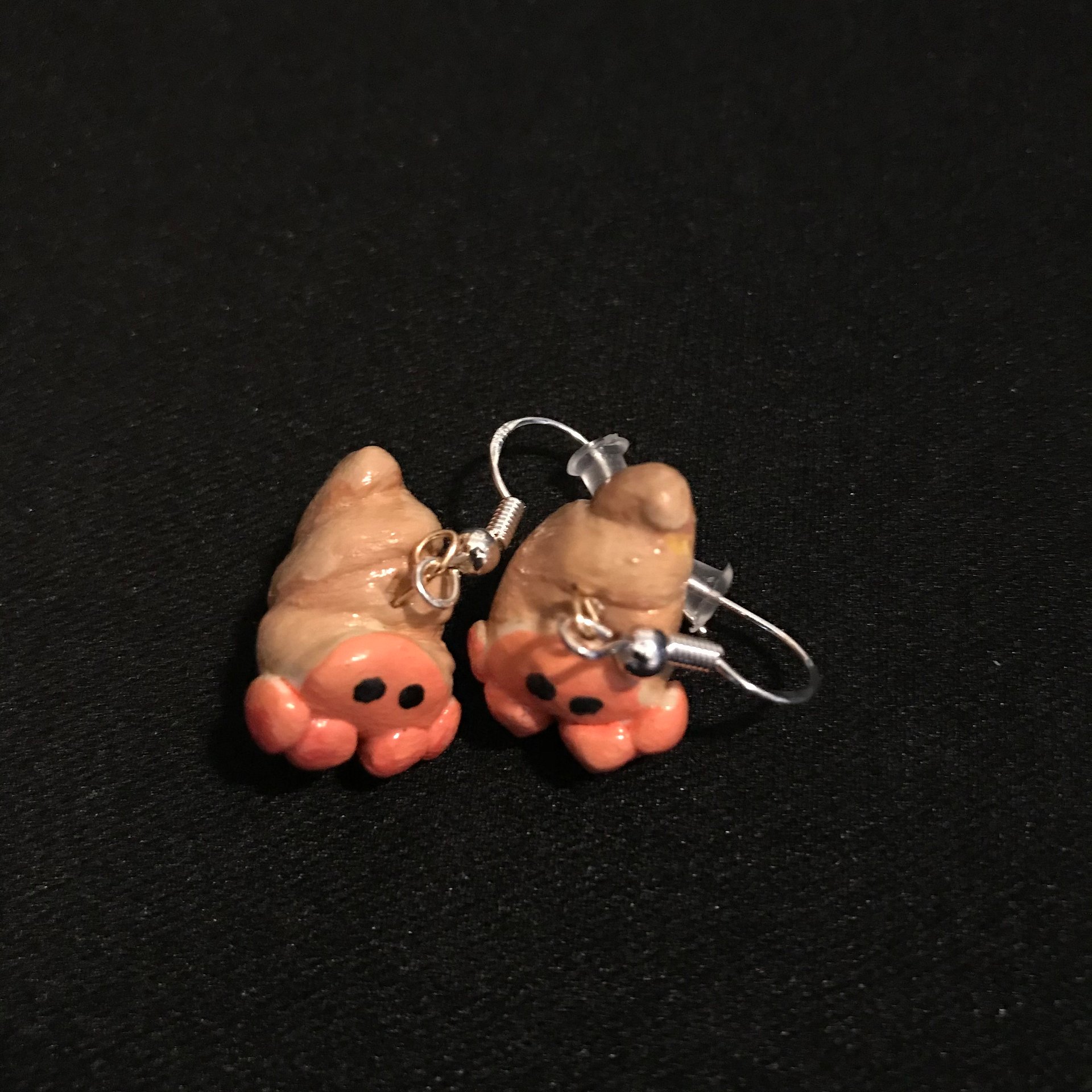Hermit Crab Clay Earrings product image (2)