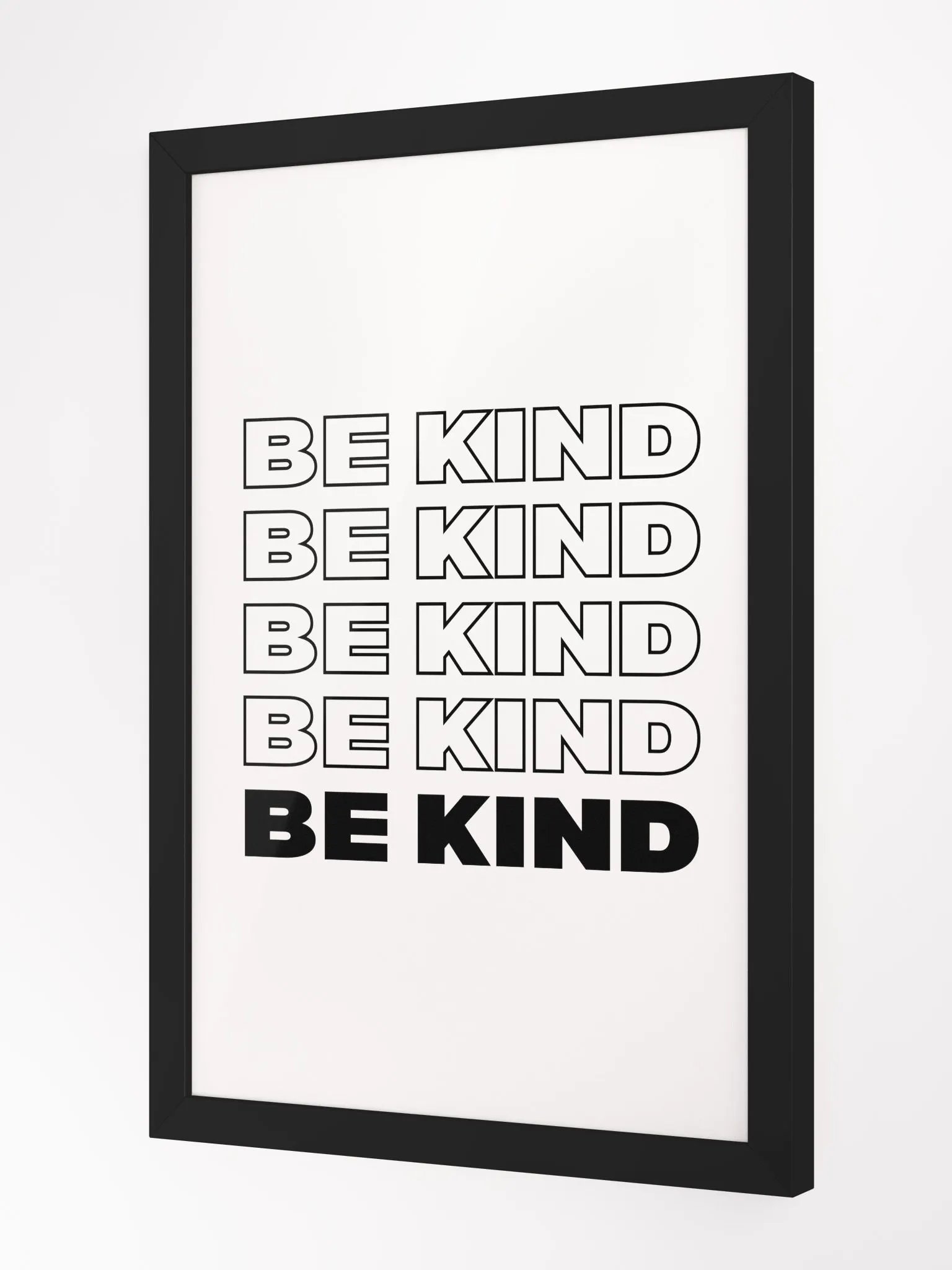 Be Kind Print product image (4)