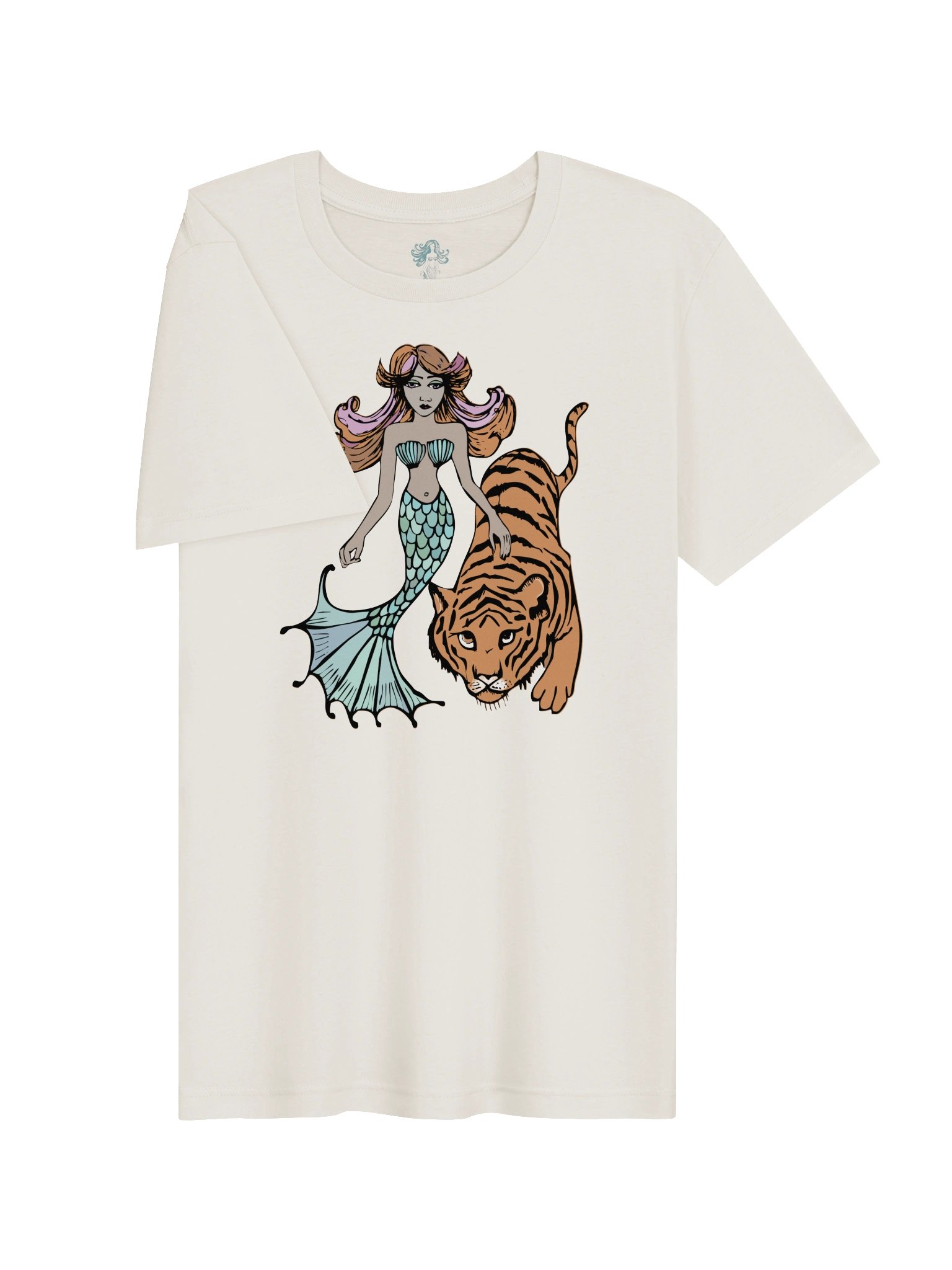 Unisex Mermaid Tiger T-shirt product image (3)