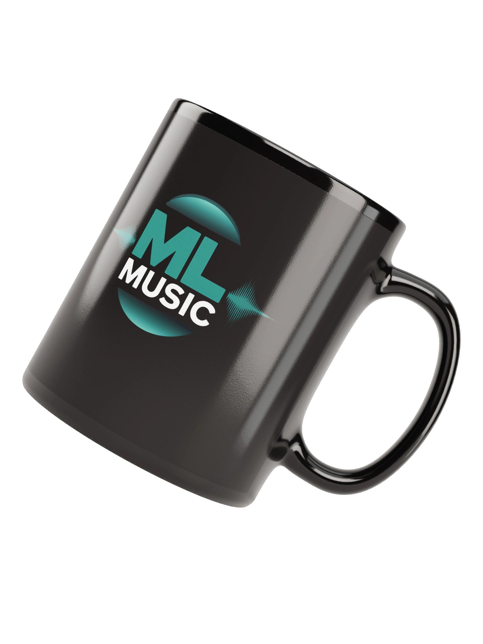 The ML Mug – The Logo Series (Black Glossy Edition) product image (4)