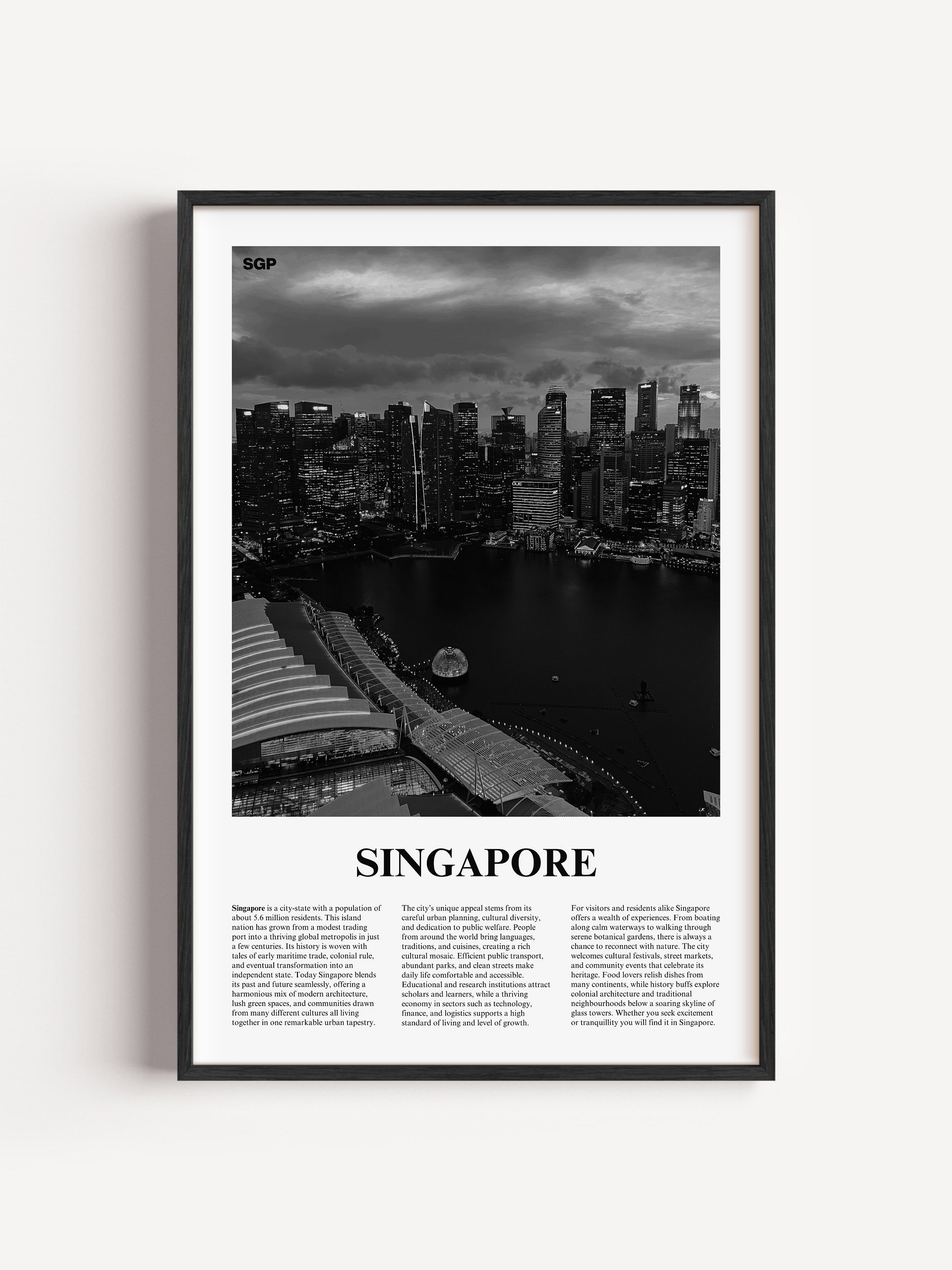 Singapore 02 Newspaper Poster product image (1)