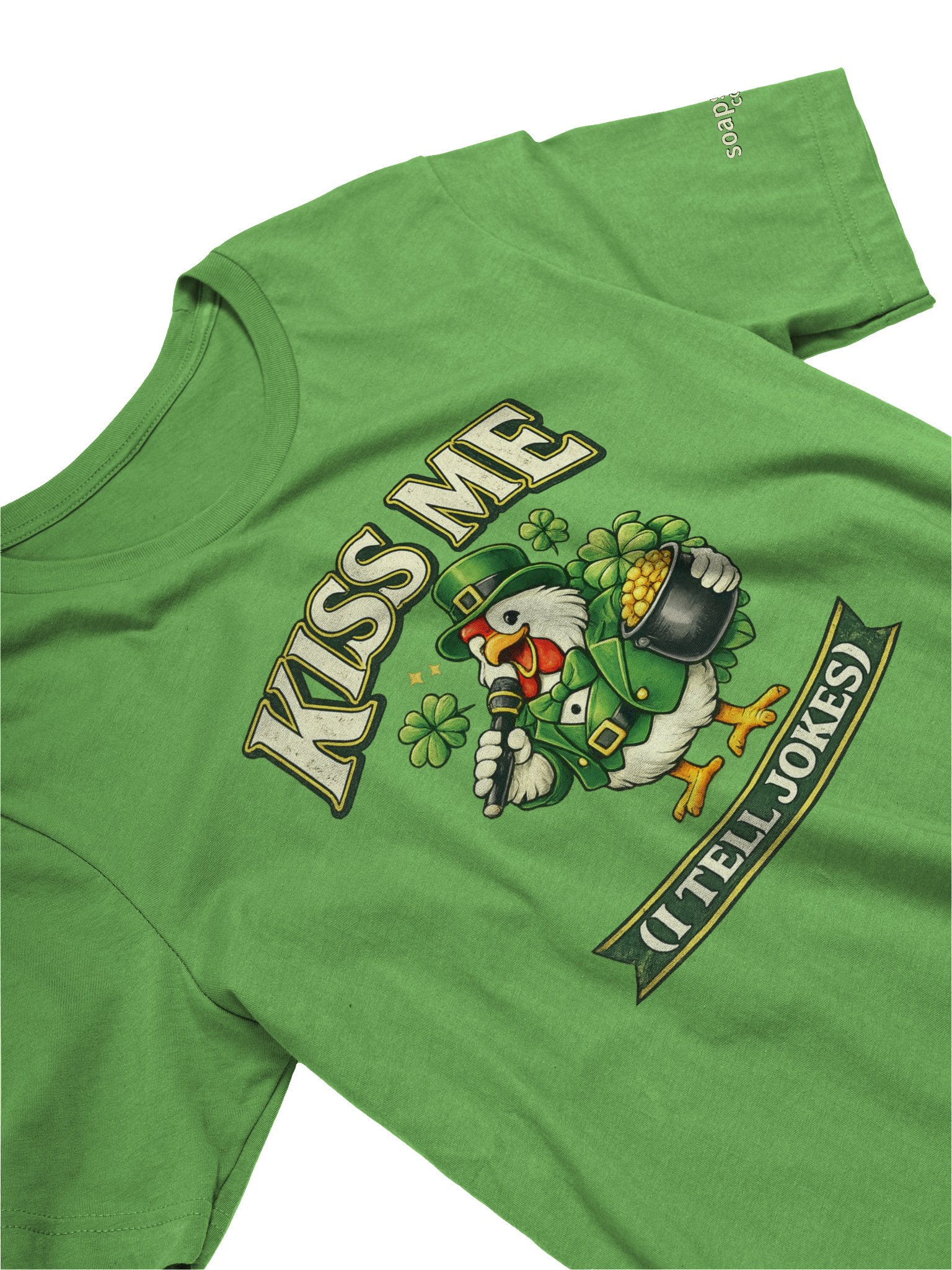 Kiss Me (I Tell Jokes) Soft Tee product image (8)