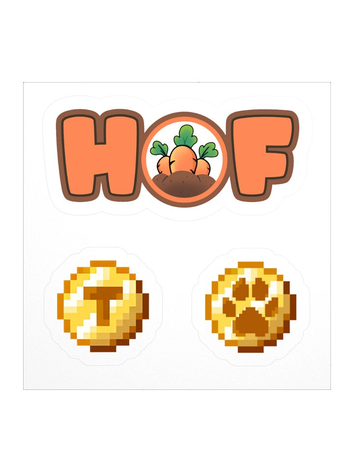 HOF + Tokens Sticker product image (1)