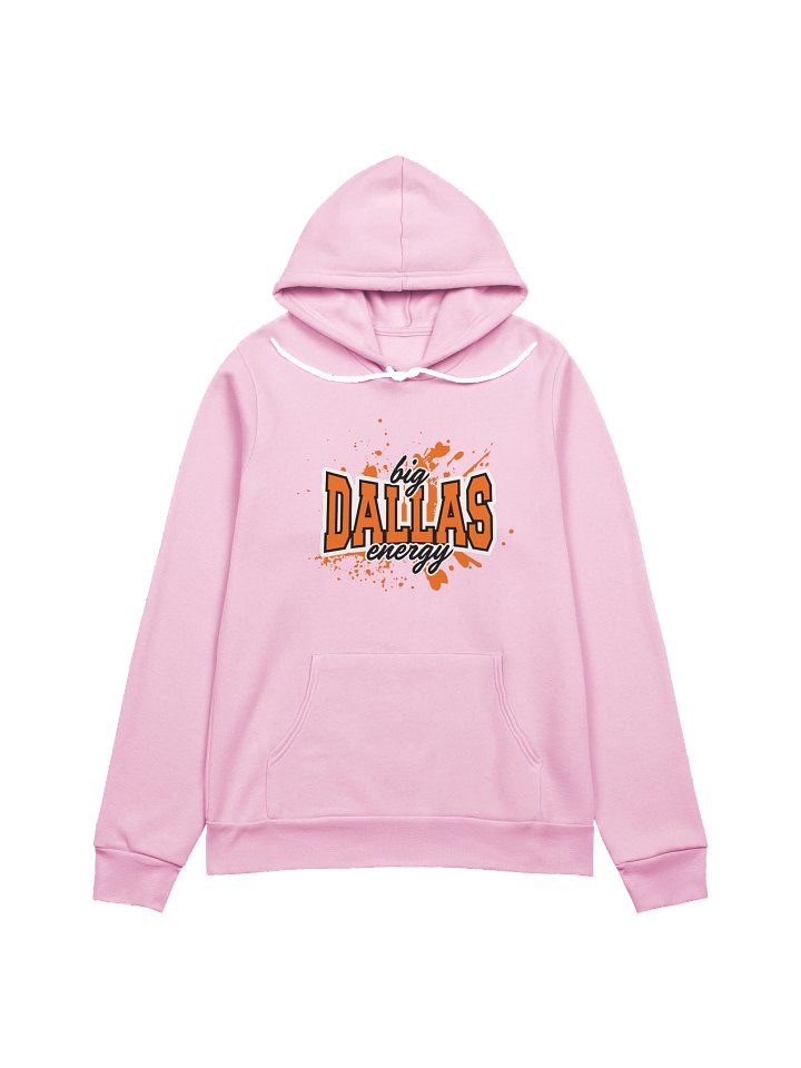 Big Dallas Energy Splash Bella + Canvas Hoodie - Logo on Front product image (2)