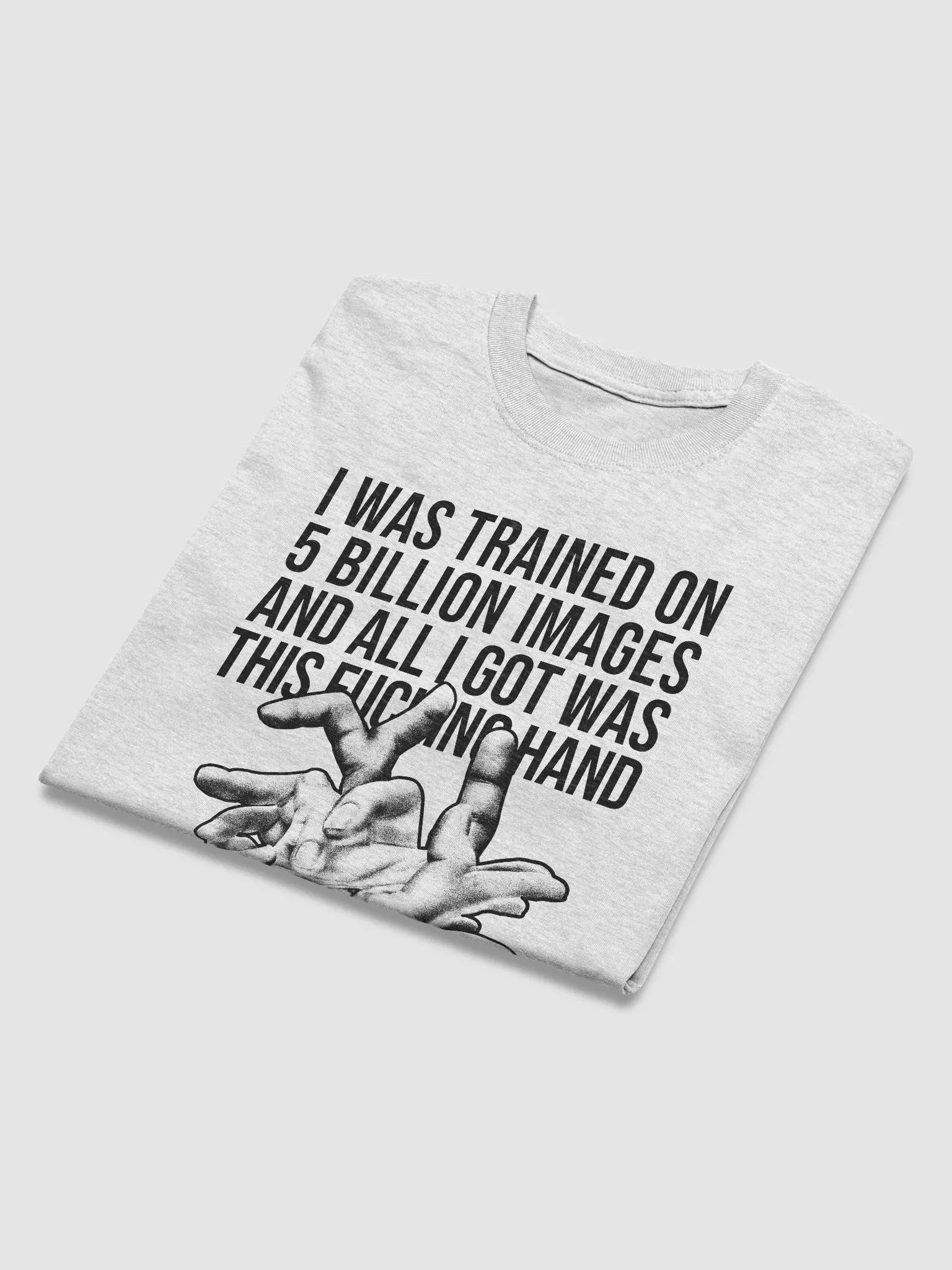 MISHANDLED - T-Shirt benefiting the fight against AI generators product image (3)