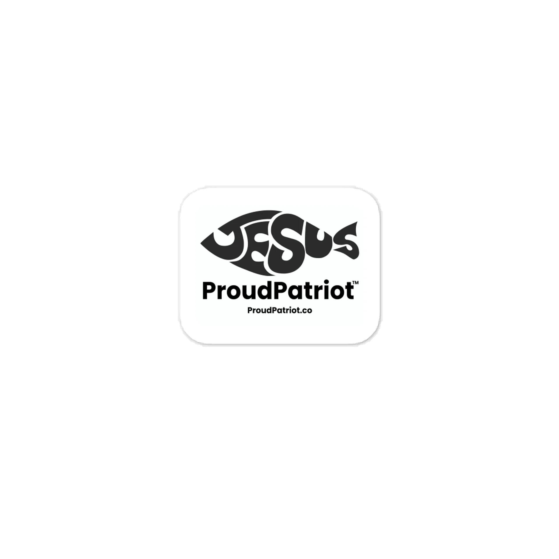 Jesus Vinyl Sticker product image (1)