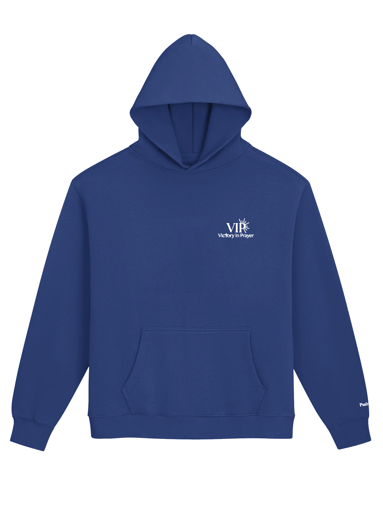 Embroidered Unisex VIP Hoodie with Psalms 23 on sleeve product image (1)