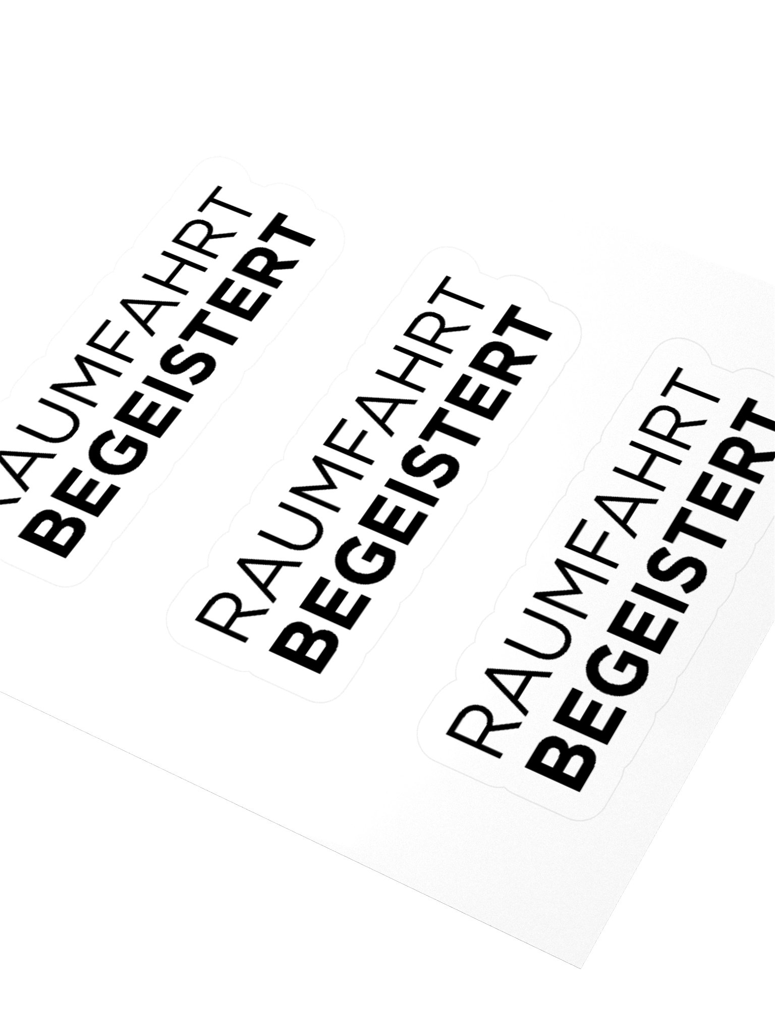 RAUMFAHRT BEGEISTERT Sticker product image (10)