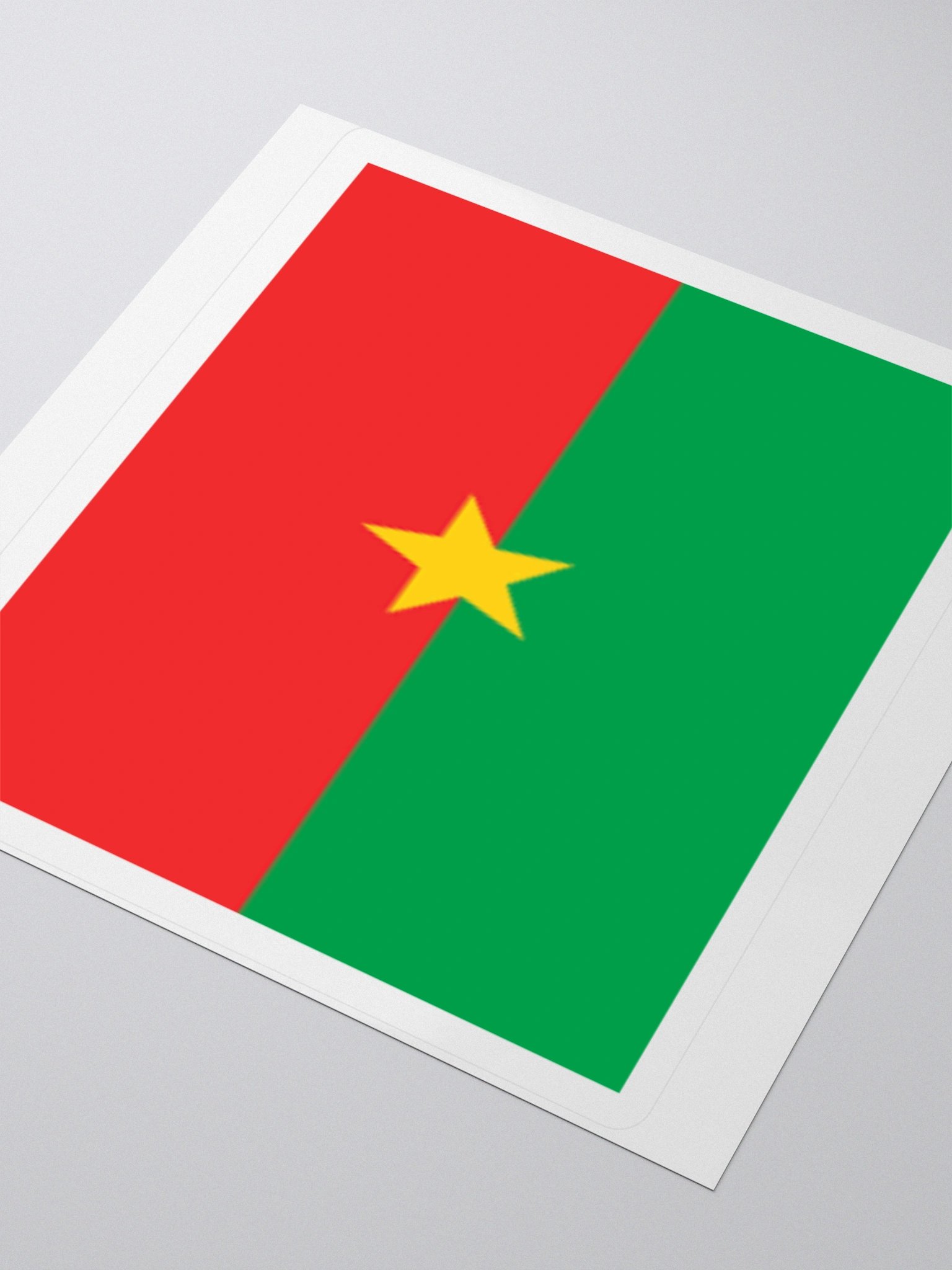 Exclusive Burkina Faso Flag Kiss-Cut Stickers - High-Quality Vinyl, Multiple Sizes product image (8)