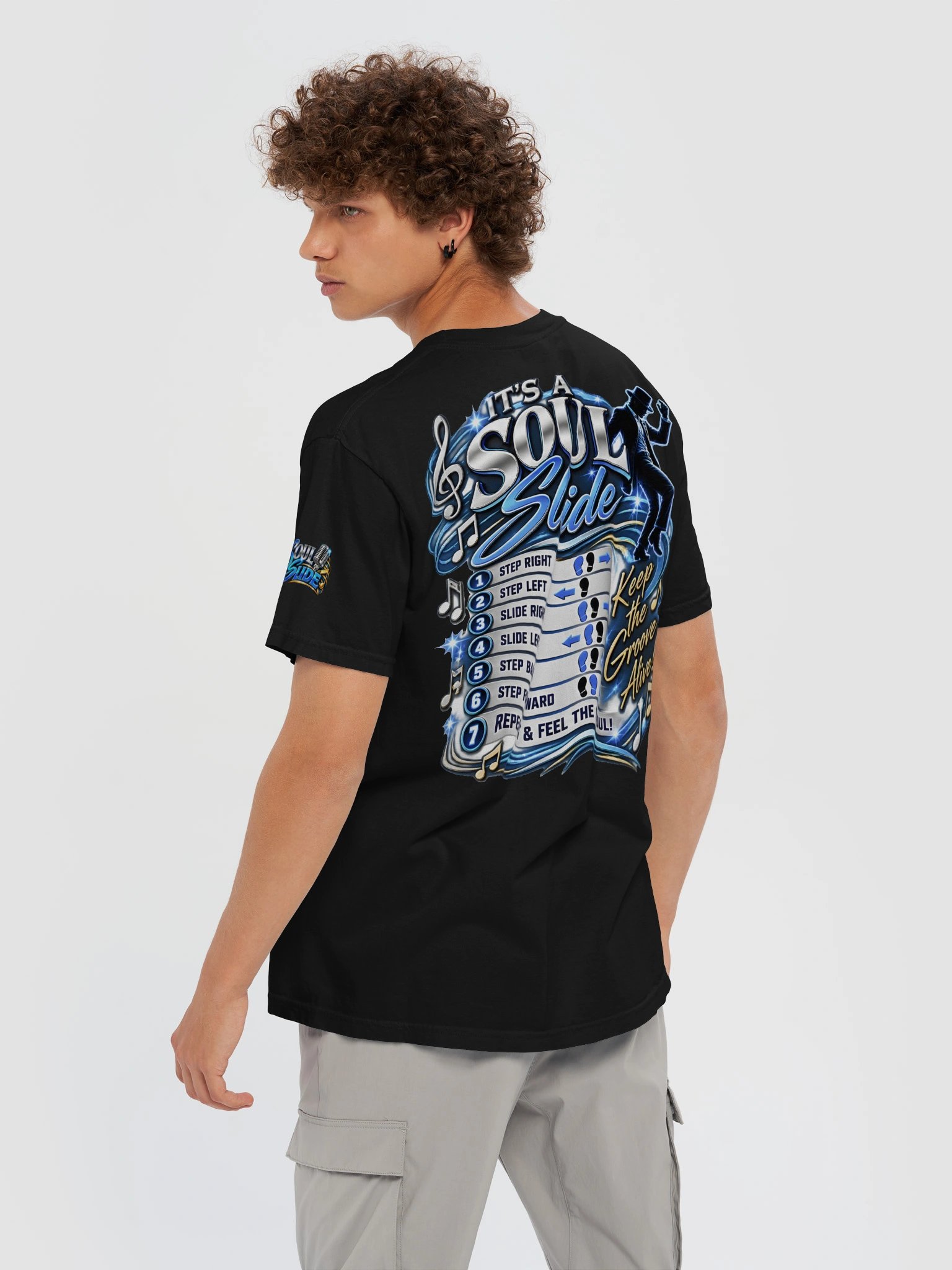 The Soul Slide Retro Music Tee product image (6)