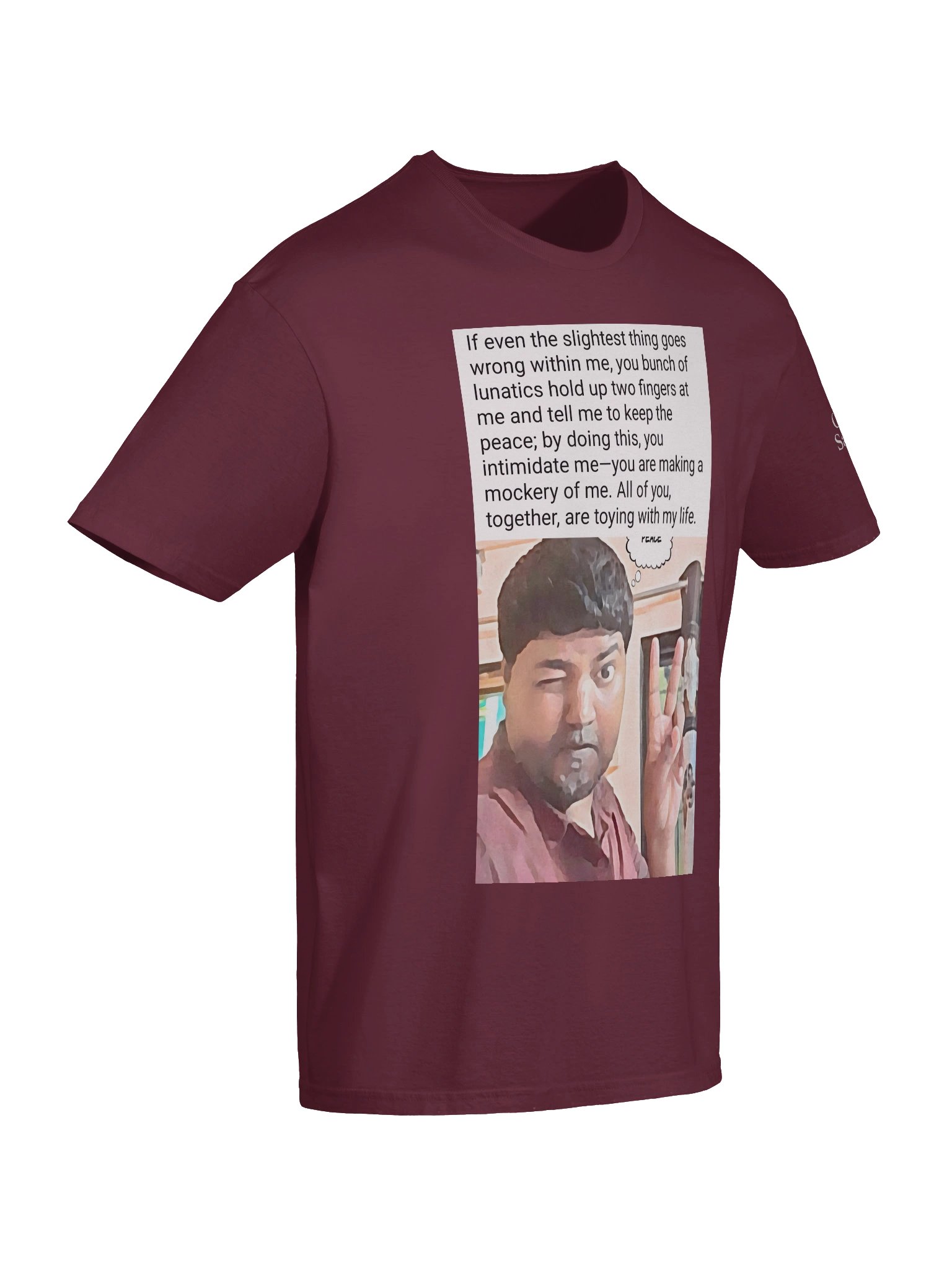 Sandeep Warning Graphic T product image (16)