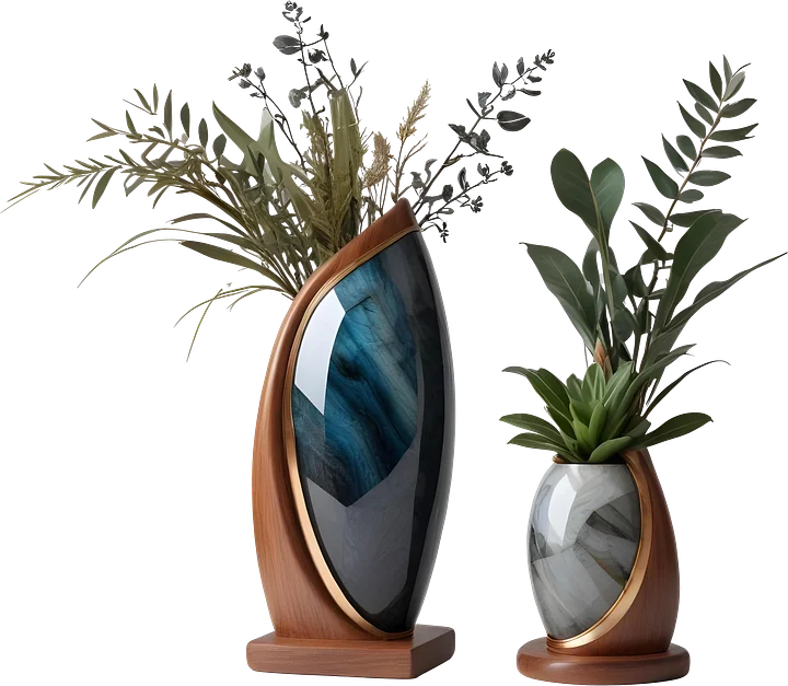 Celestial Symphony Duo Vase Set – PNG product image (1)